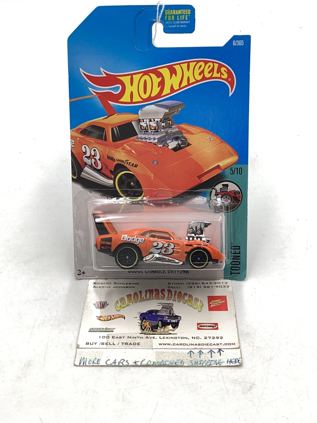 2017 Hot Wheels #6 Dodge Charger Daytona 42D