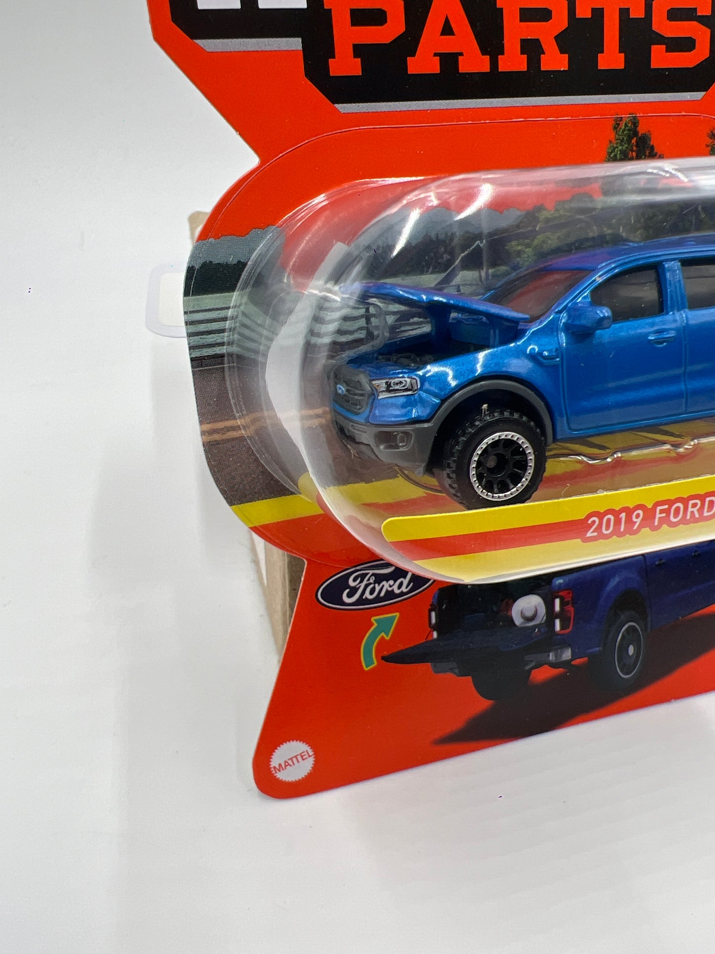Matchbox Moving Parts #14 2019 Ford Ranger Blue 168G
