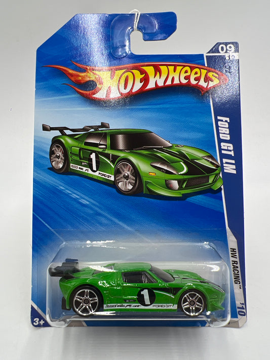 2010 Hot Wheels Racing #157 Ford GT LM Green 27C