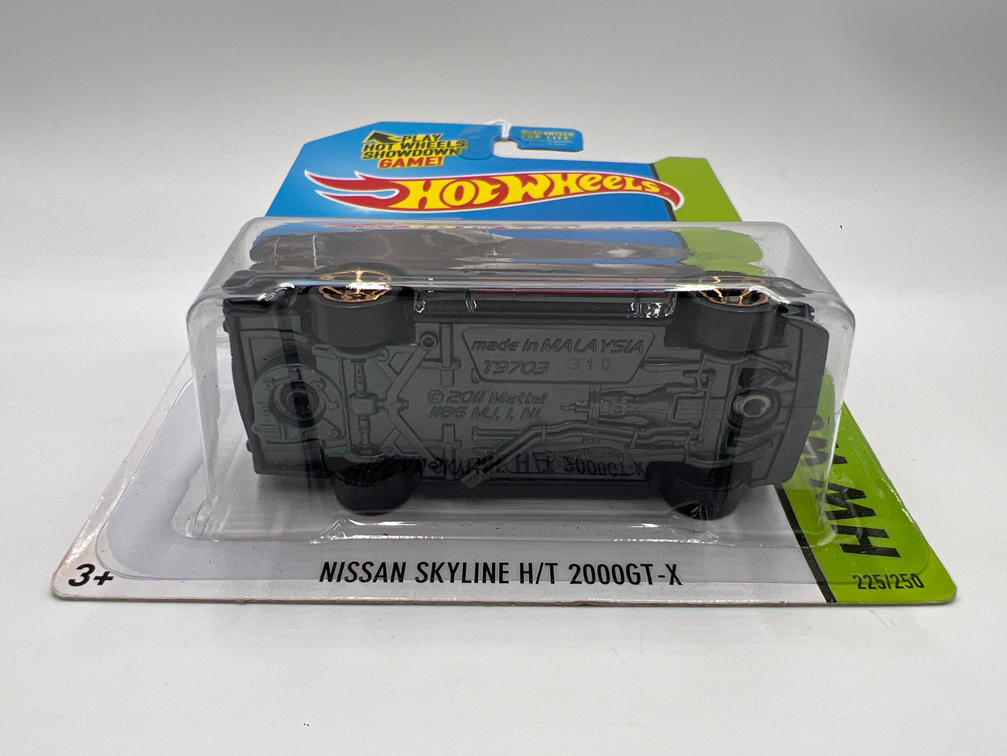 2014 Hot Wheels Workshop #225 W/Roll Cage Nissan Skyline H/T 2000GT-X Black SR