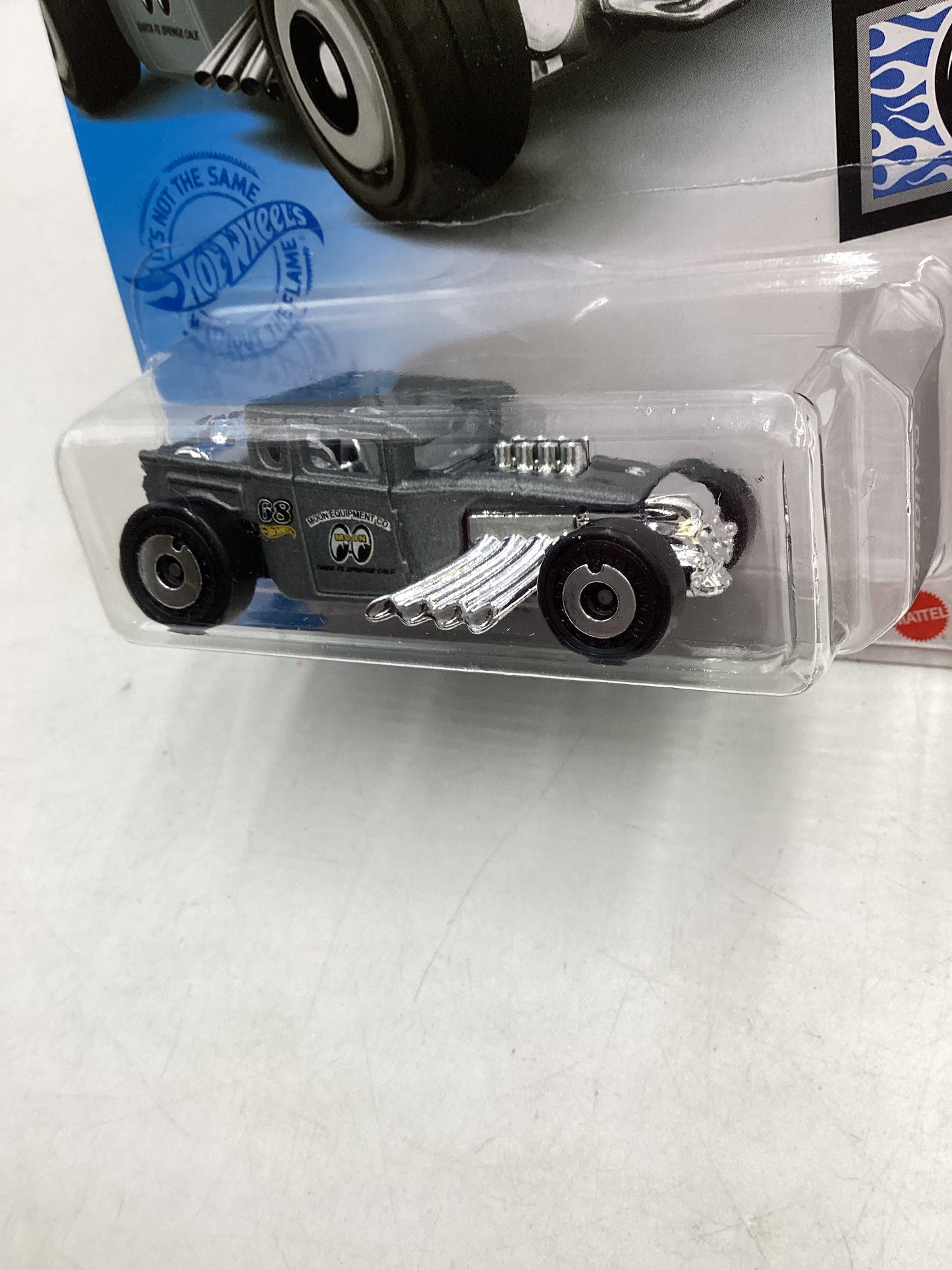 2021 Hot Wheels #161 Bone Shaker Gray Mooneyes 57A