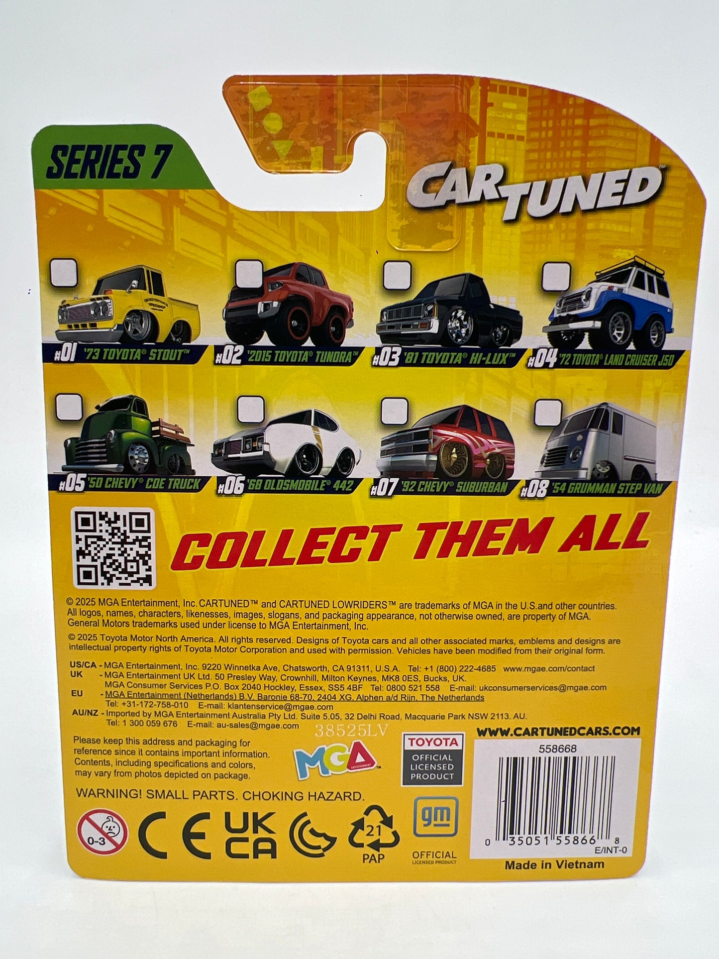 MGA Car Tuned Series 7 #8 54 Grumman Step Van Raw Metal