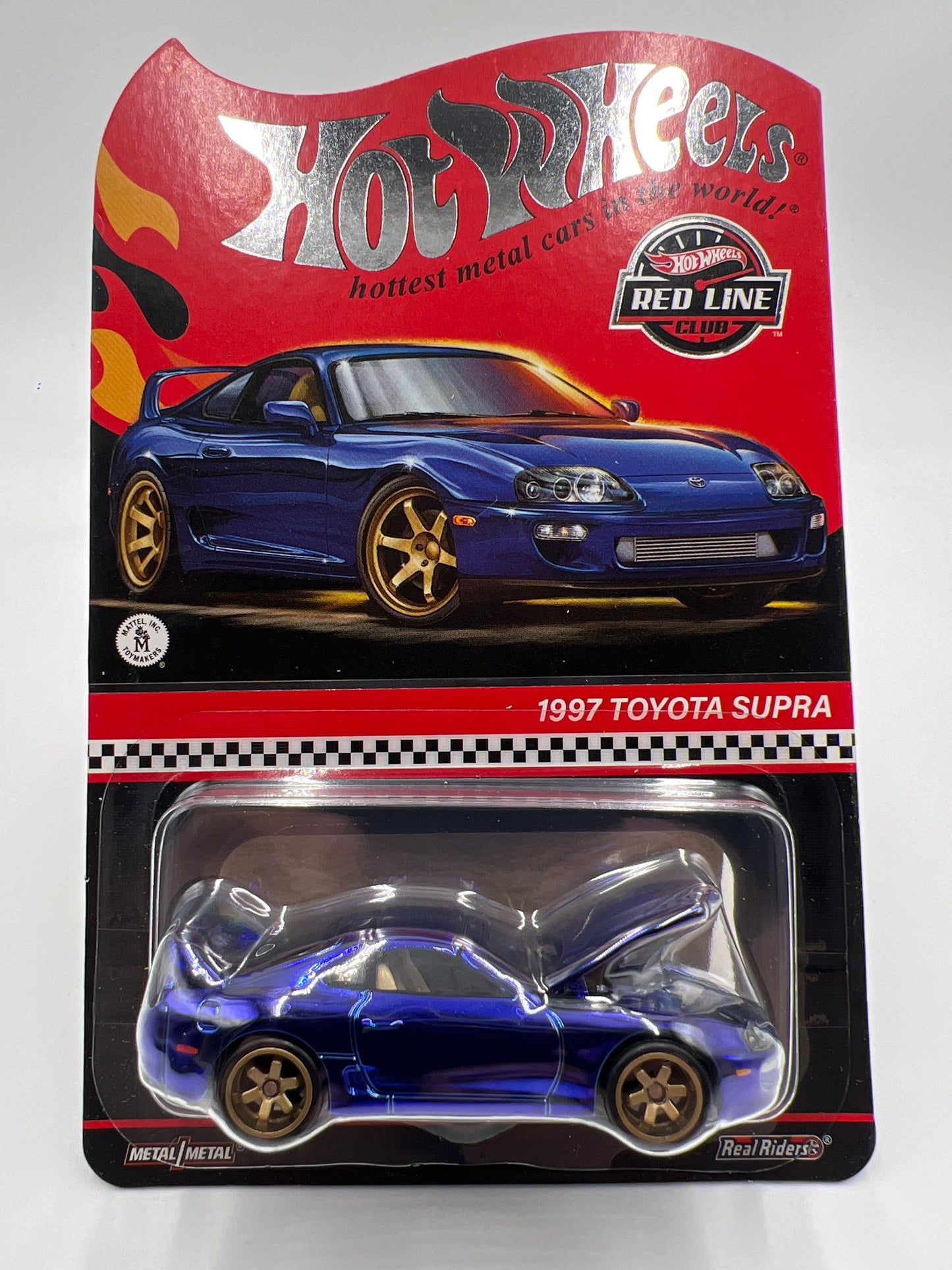 2024 Hot Wheels RLC 1997 Toyota Supra Blue W/Protector