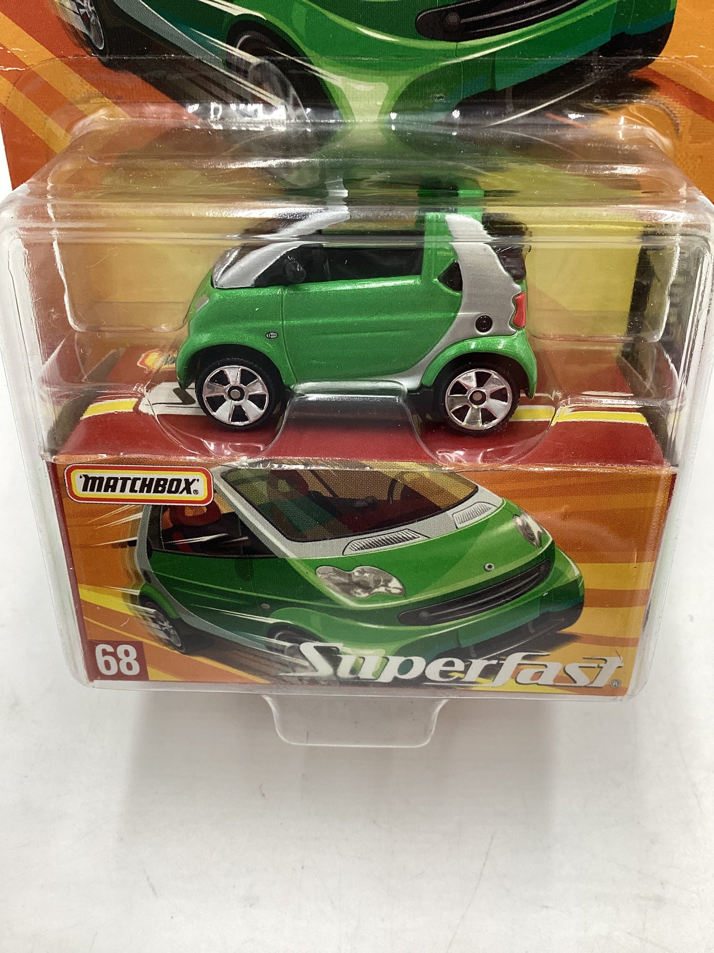 Matchbox Superfast #68 2005 Smart Fortwo Cabrio green 169B