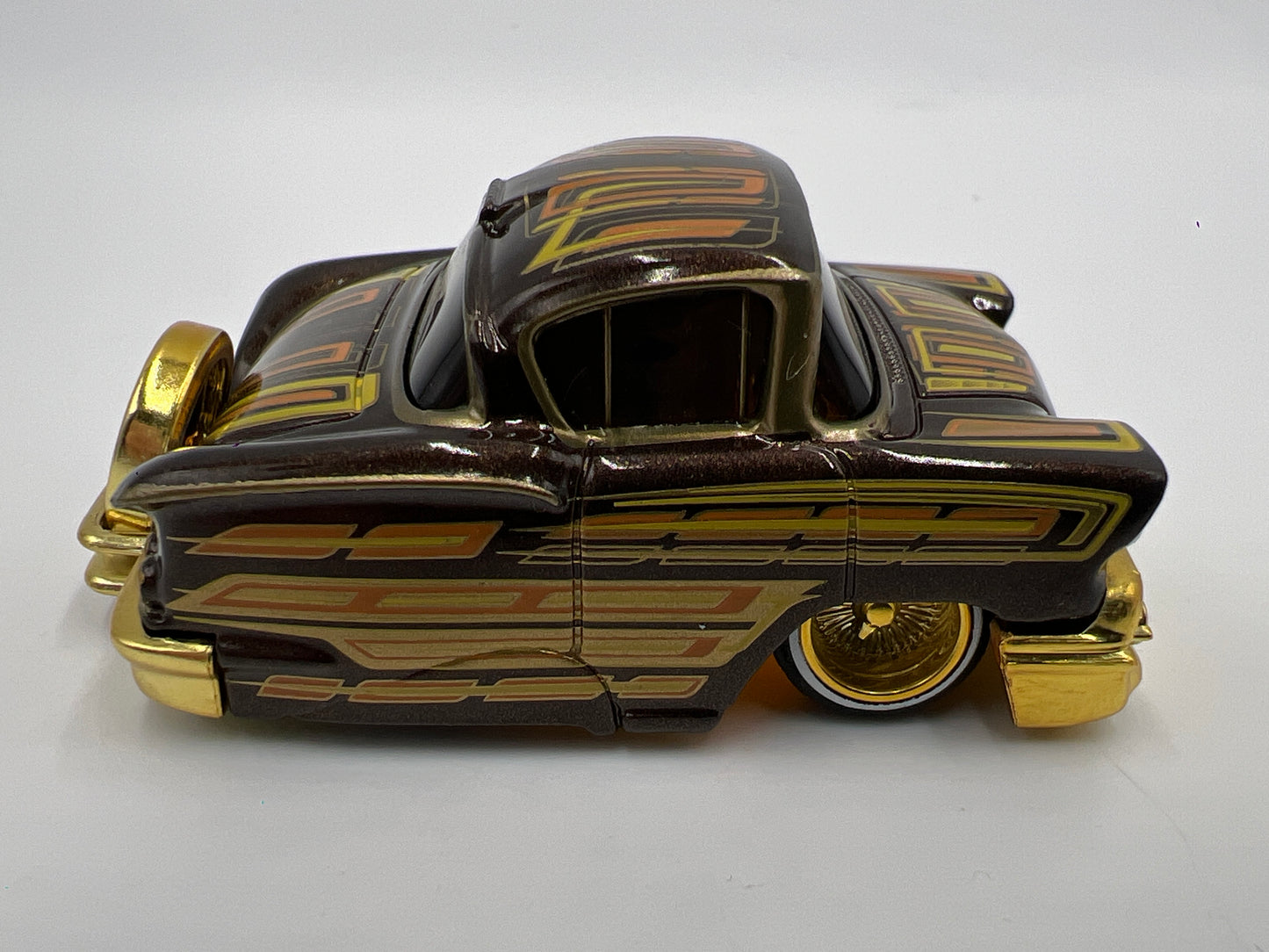 MGA Car Tuned Series 1 Show Glow Lowriders #4 58 Chevy Impala Black/Gold