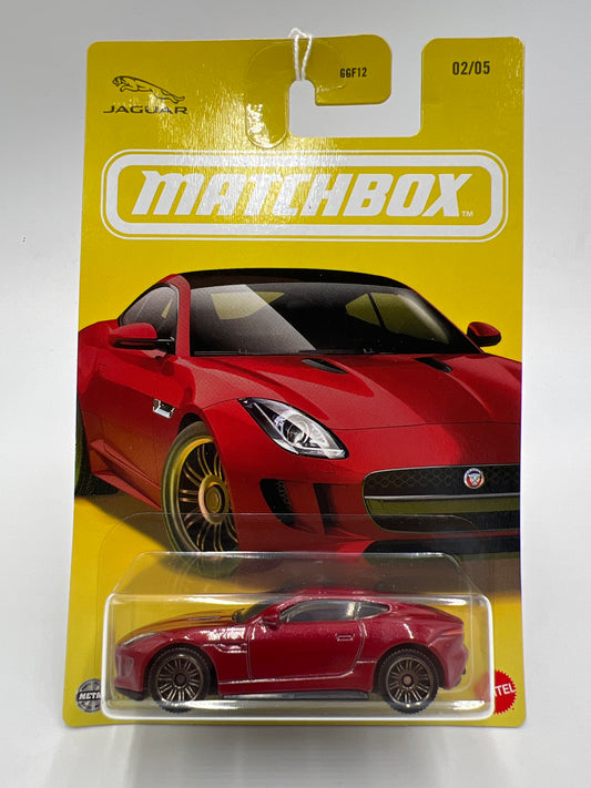 2025 Matchbox Themed Sports Cars #2 15 Jaguar F-Type Coupe Red 156R