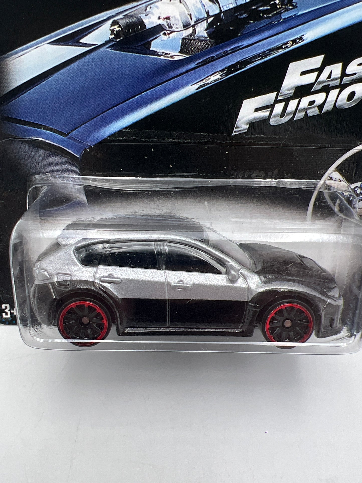 Hot Wheels Fast And Furious #7 Subaru WRX STI Black/Silver W/Protector