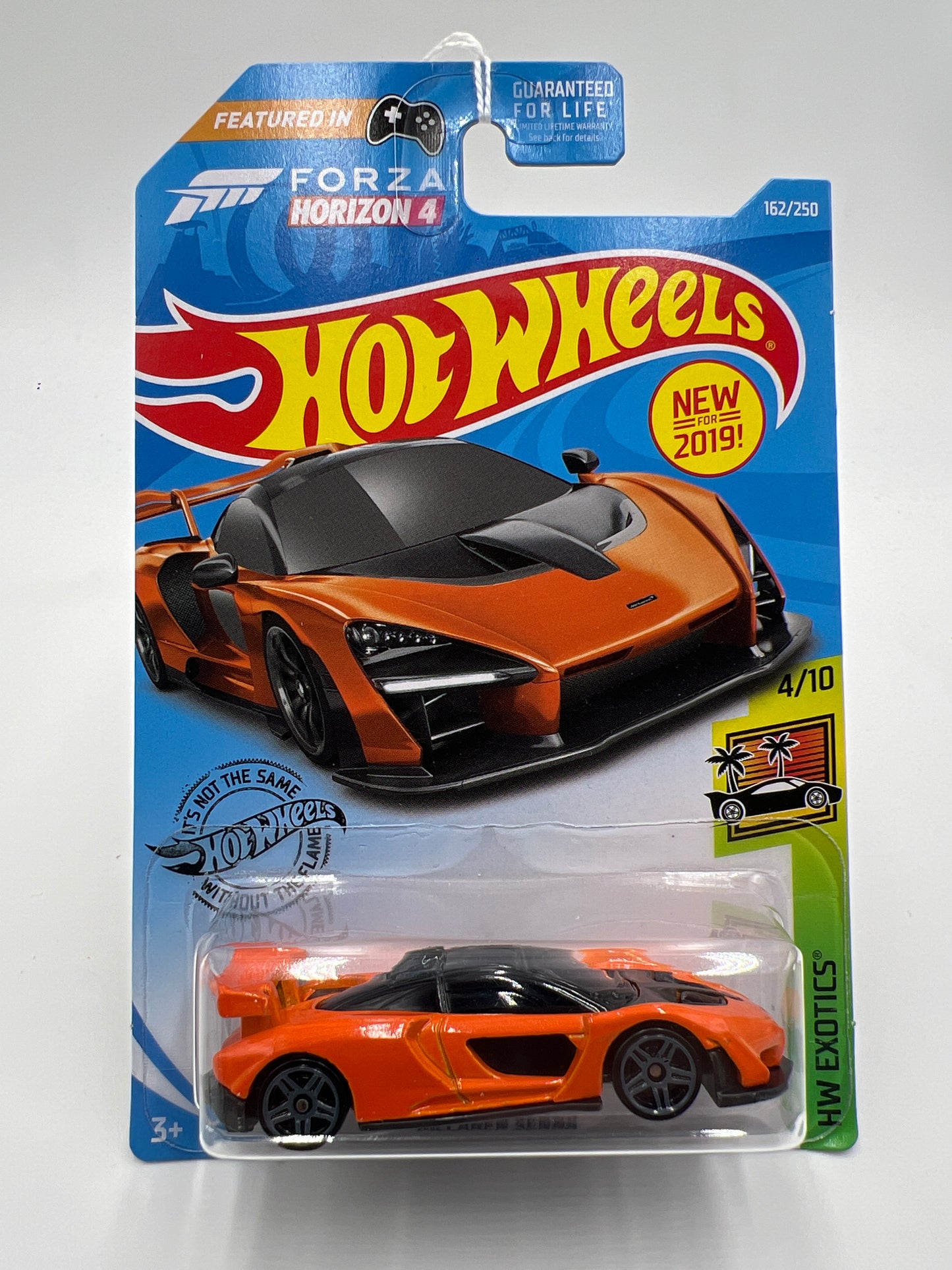 2019 Hot Wheels HW Exotics #162 Forza Horizon 4 McLaren Senna Orange 104C
