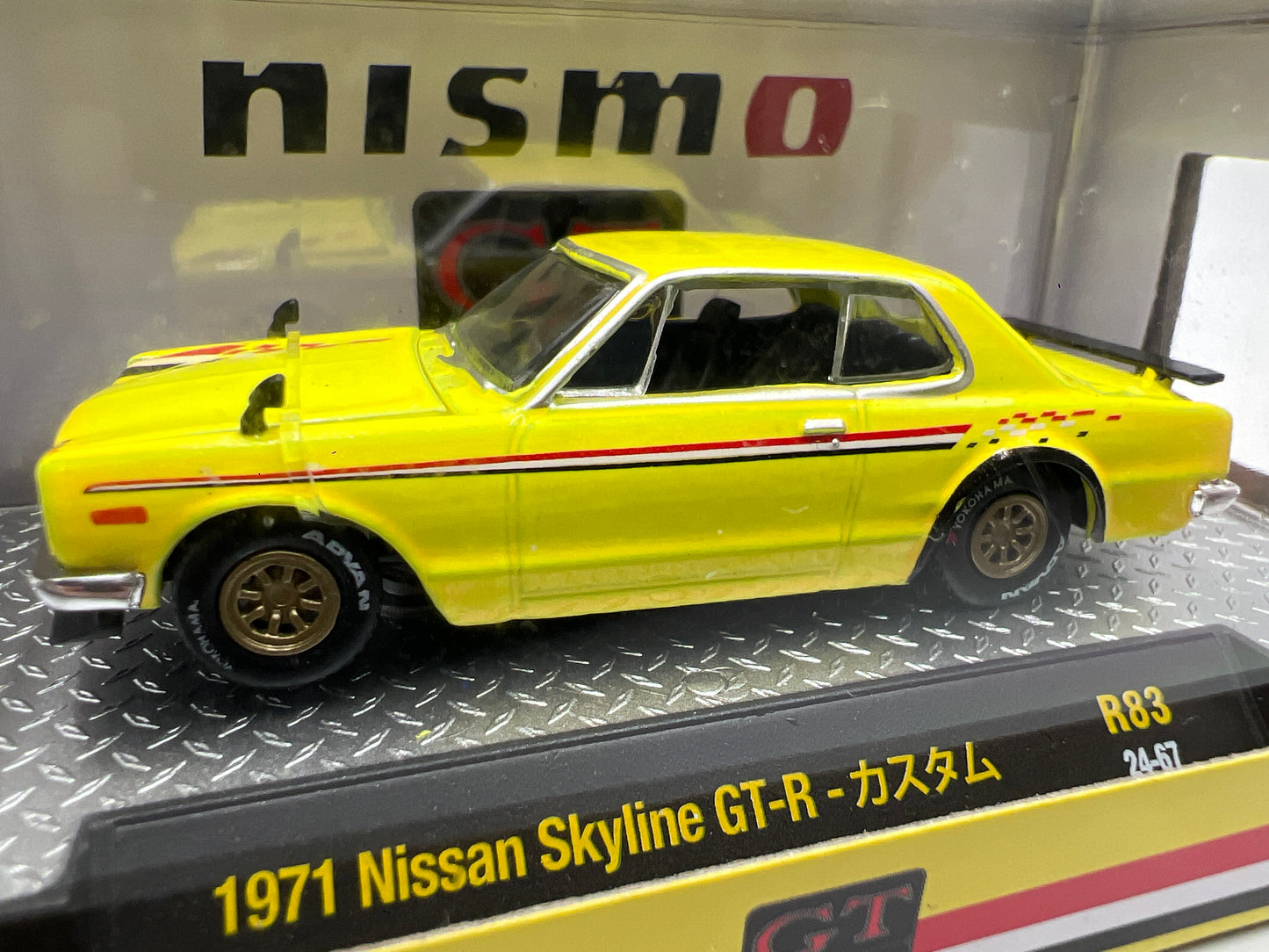 M2 Machines Nismo GTR 1971 Nissan Skyline GT-R Yellow R83