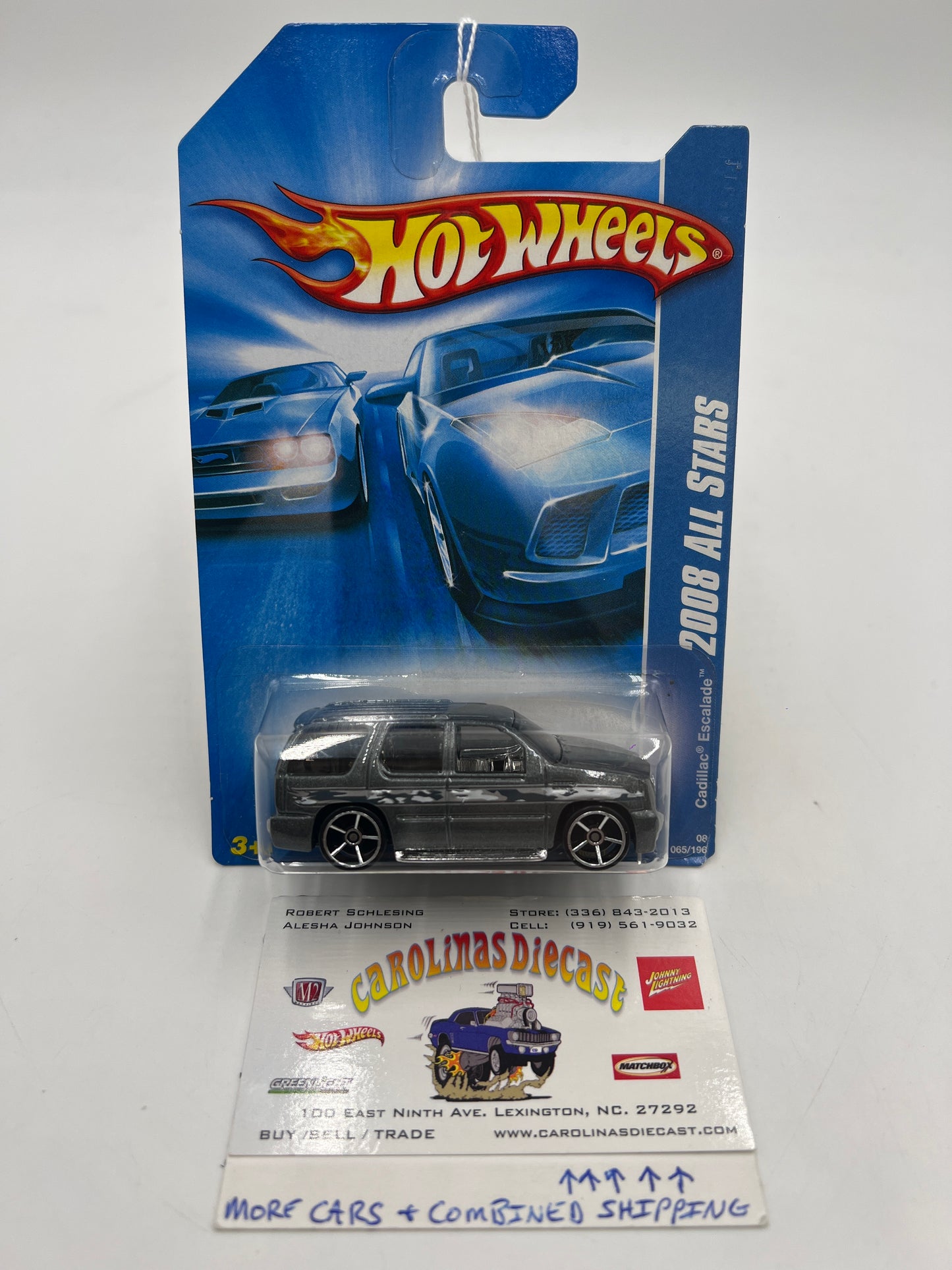 2008 Hot Wheels All Stars #65 Cadillac Escalade Gray 56C