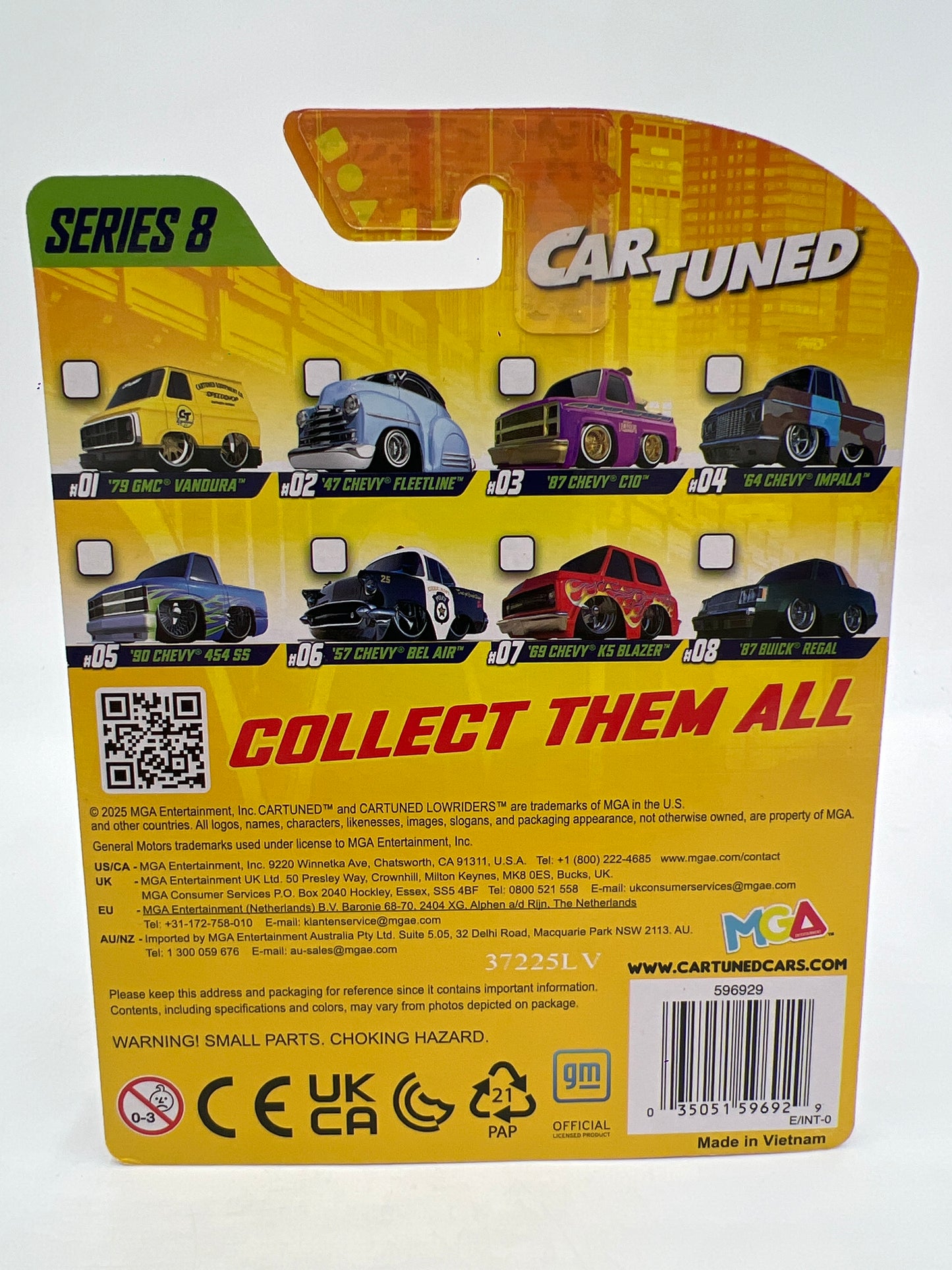 2025 MGA Car Tuned Series 8 #7 69 Chevy K5 Blazer Red 183G