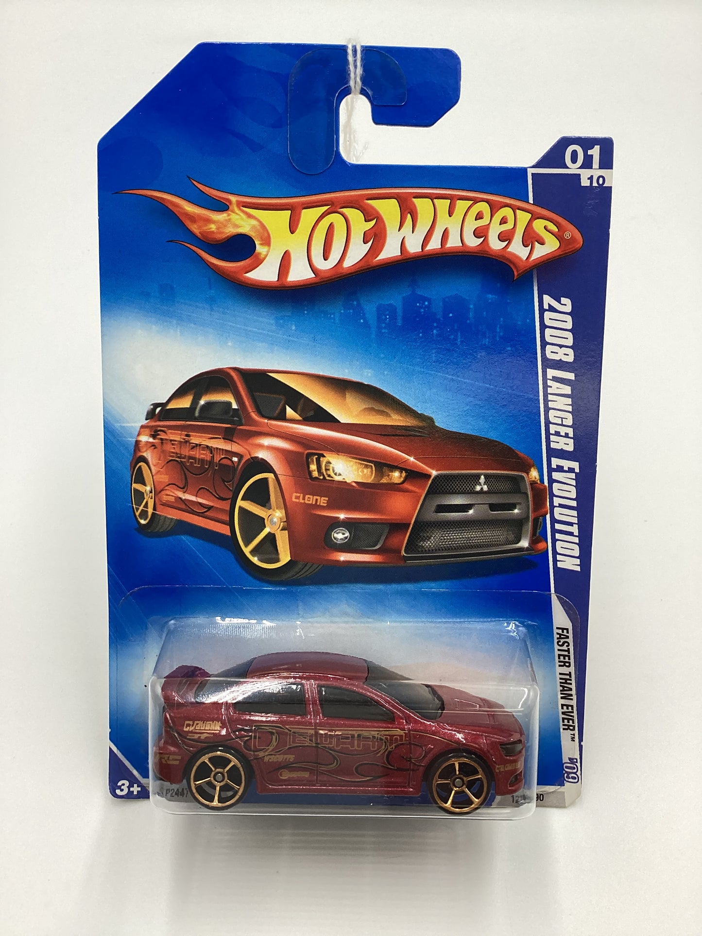 2009 Hot wheels #127 2008 Lancer Evolution FTE Red SR