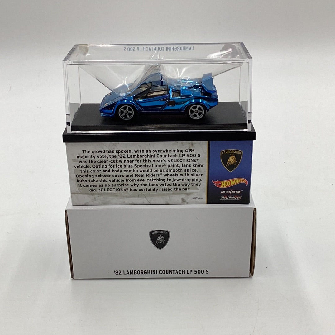 2022 Hot Wheels RLC sELECTIONs ‘82 Lamborghini Countach LP500S Blue