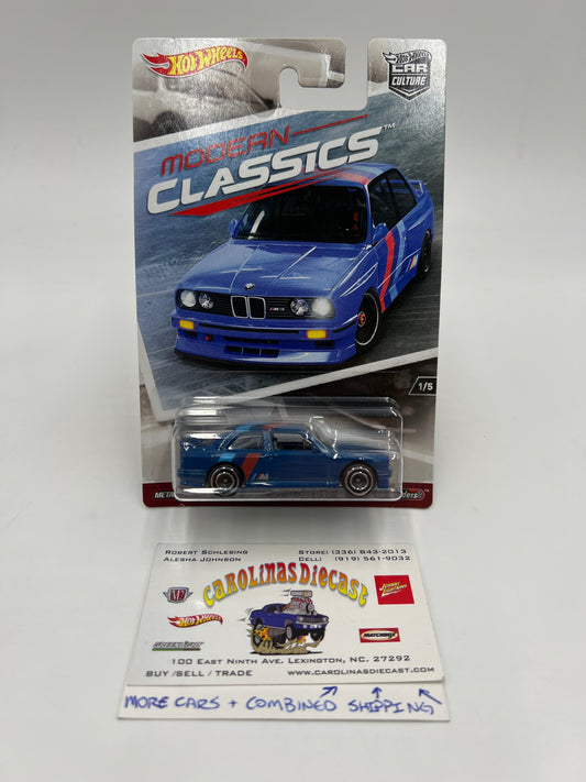 Hot Wheels Premium Car Culture Modern Classics #1 92 BMW M3 Blue W/Protector