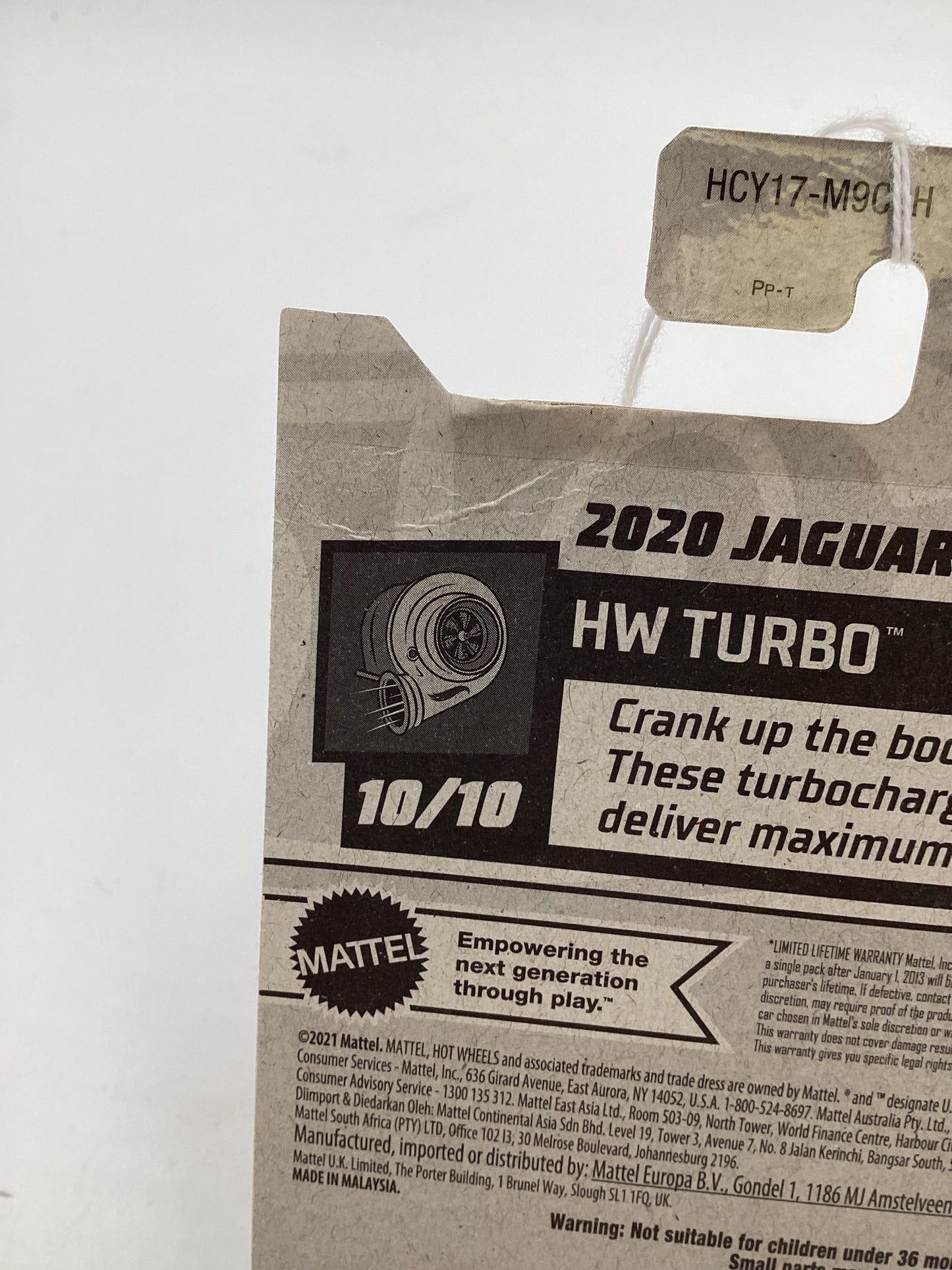 2022 Hot wheels Super treasure hunt #158 2020 Jaguar F-Type *Bad Card* w/protector