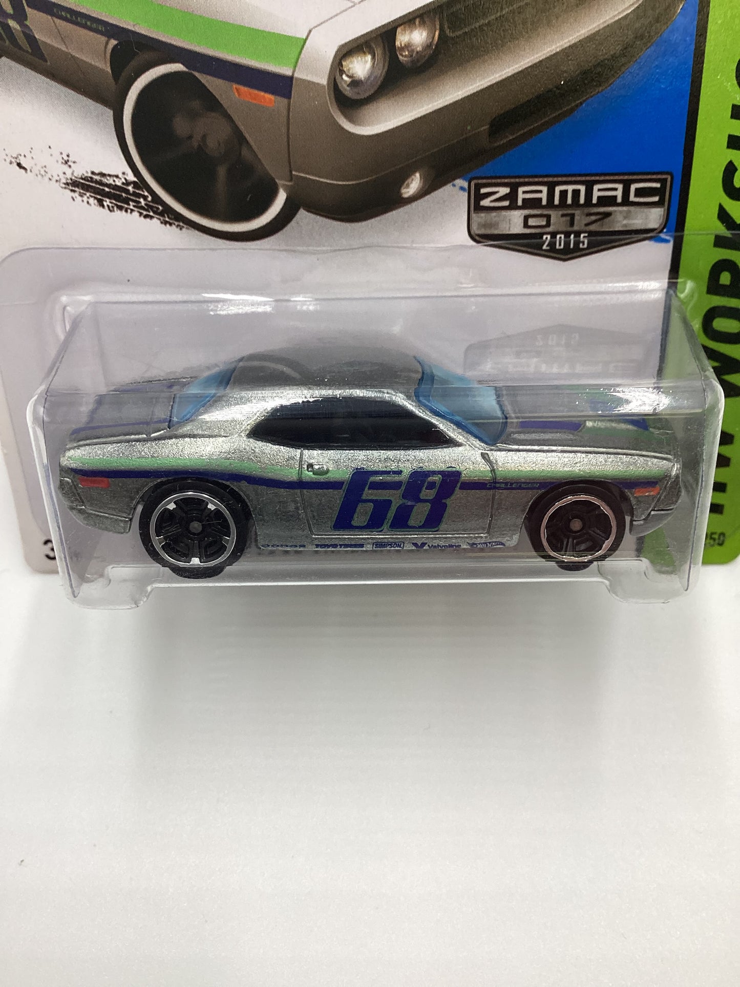 2015 Hot Wheels #234 ~ ZAMAC 017 ~ DODGE CHALLENGER CONCEPT