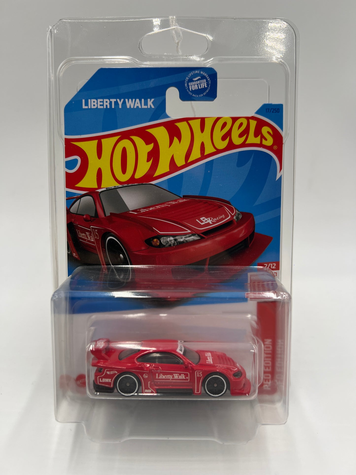 2023 Hot Wheels Target Exclusive Red Edition #17 LB Super Silhouette Nissan Silvia S15 Red W/Protector