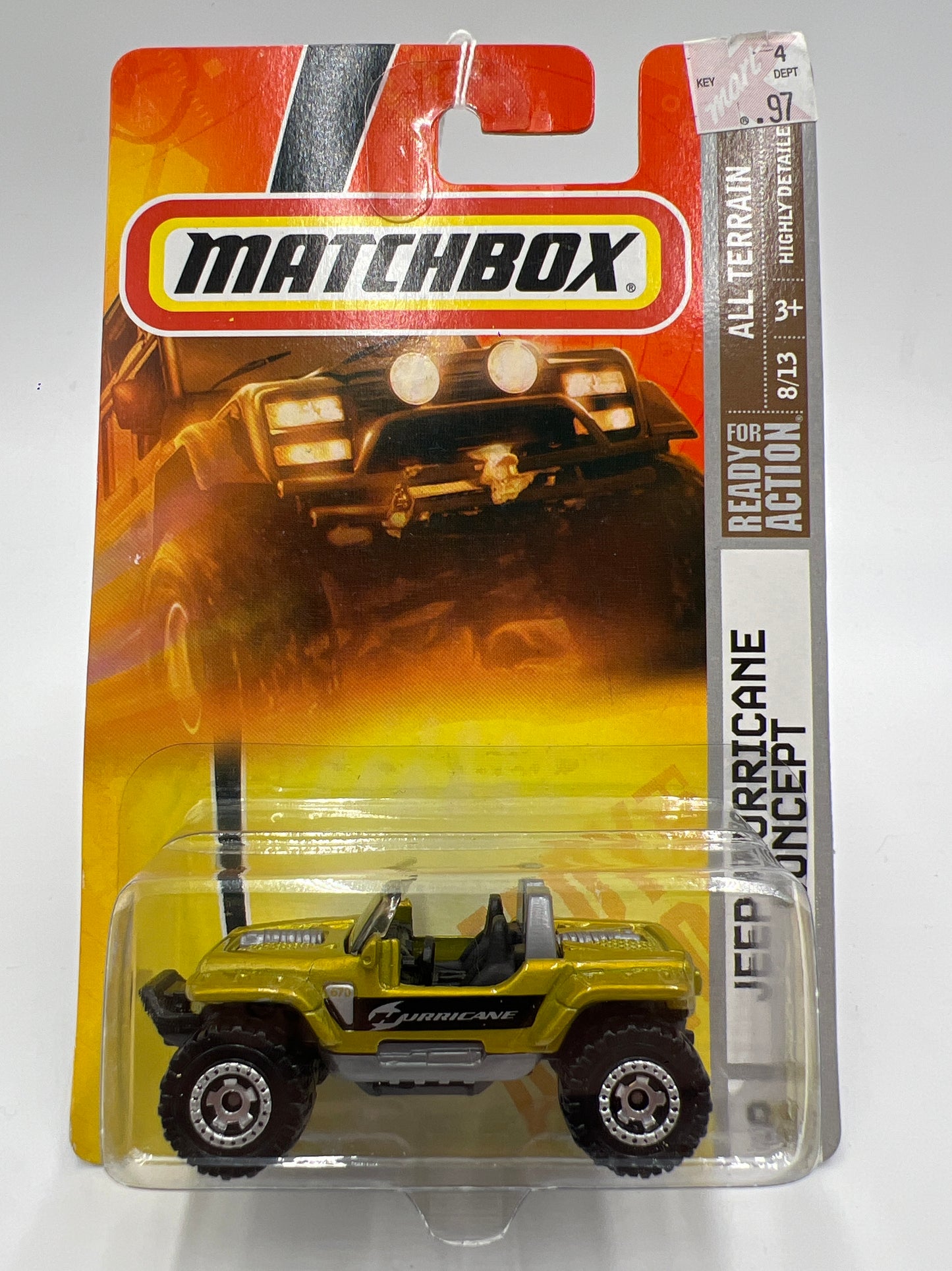 Matchbox All Terrain #95 Jeep Hurricane Concept 216G