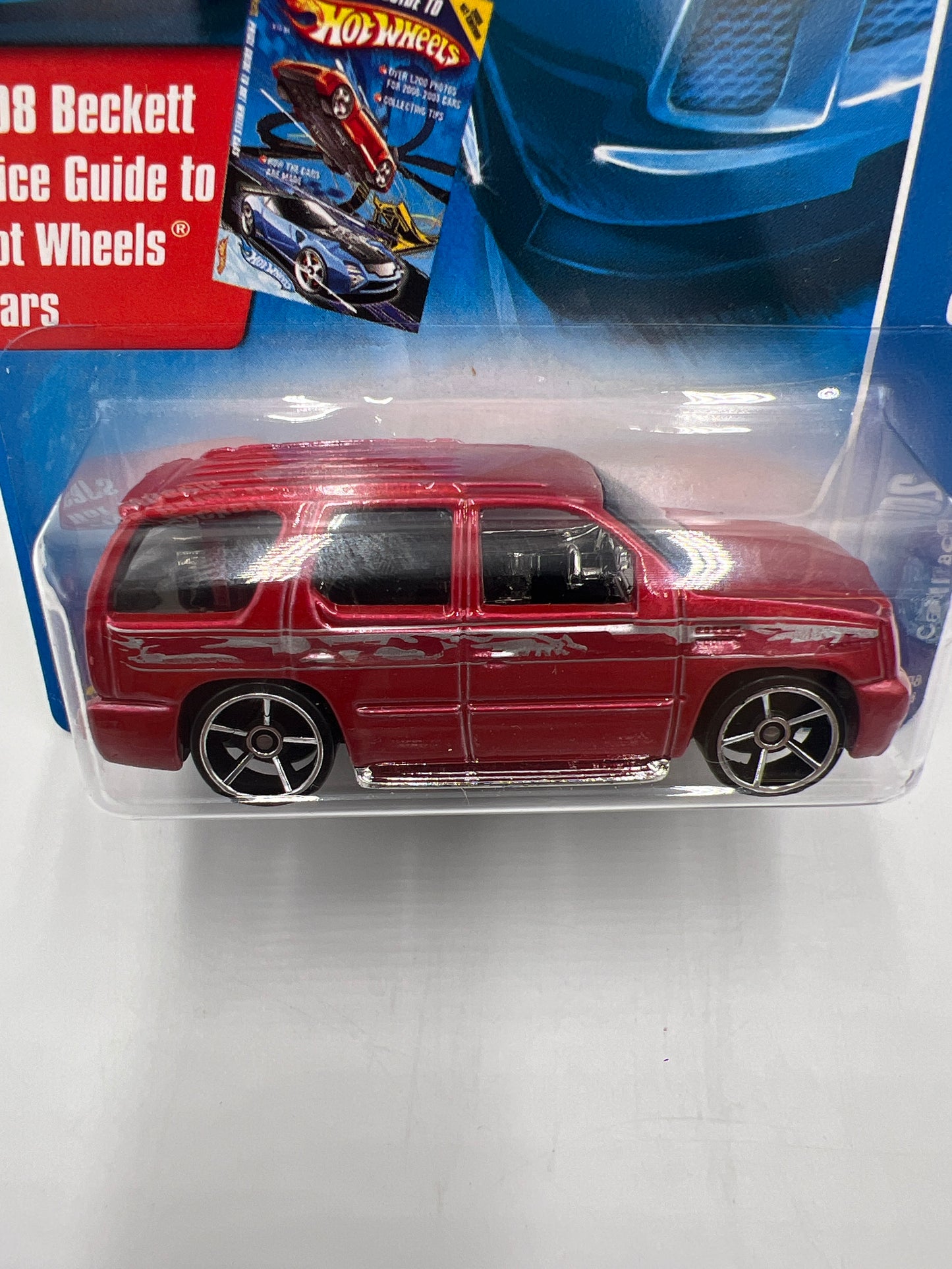 2008 Hot Wheels All Stars #65 Cadillac Escalade Red 56B