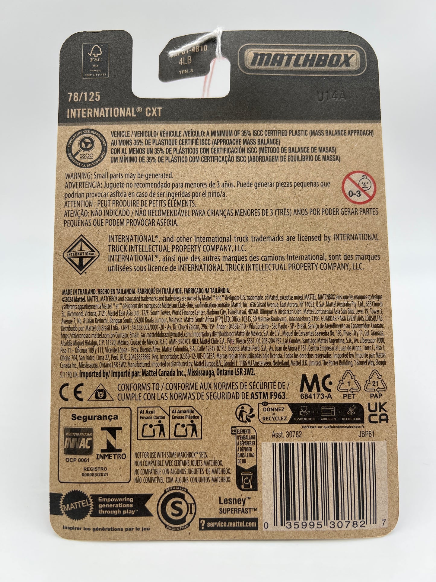 2025 Matchbox #78 International CXT Yellow 215i