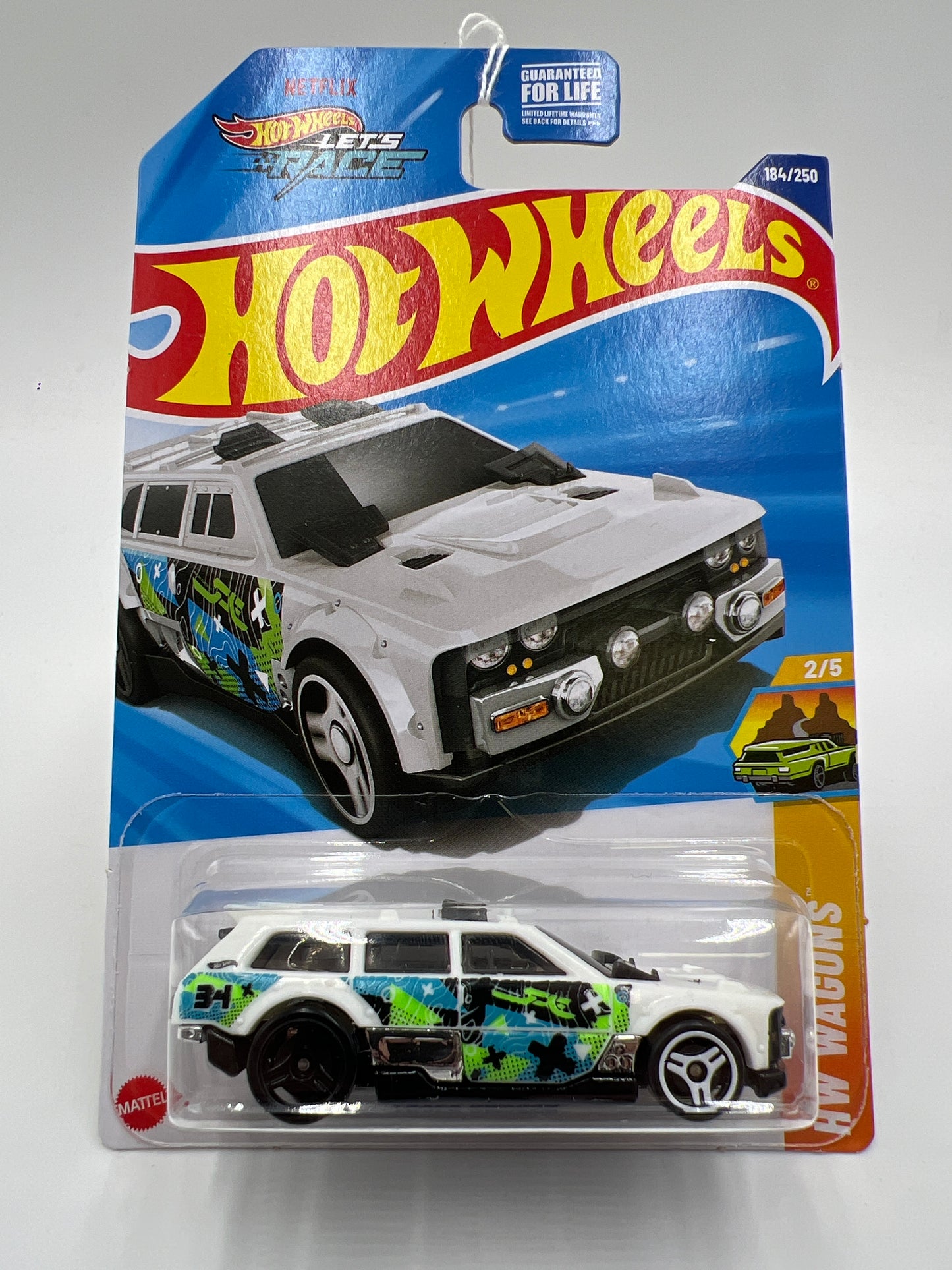 2025 Hot Wheels J Case HW Wagons #184 Track Dwagon White 67E