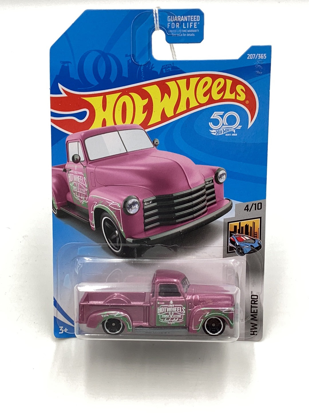2018 Hot Wheels #207 52 Chevy Pink 12G