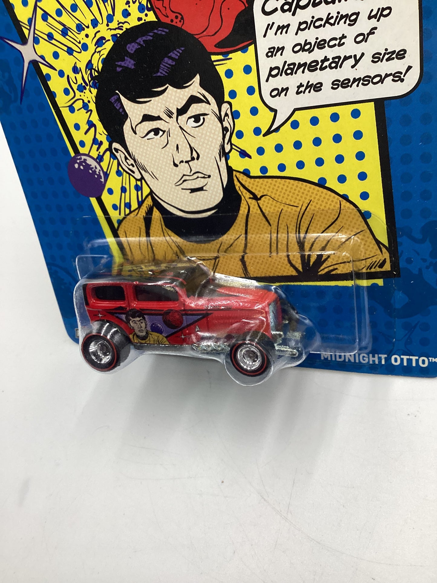 Hot wheels Pop Culture Star Trek Sulu Midnight Otto Red 267A