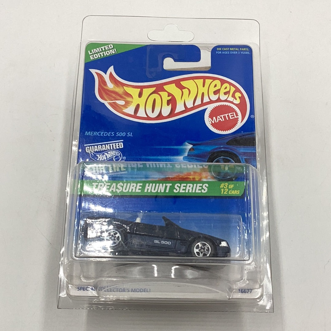 1997 Hot Wheels Treasure Hunt #580 Mercedes 500 SL #3 of 12 with protector