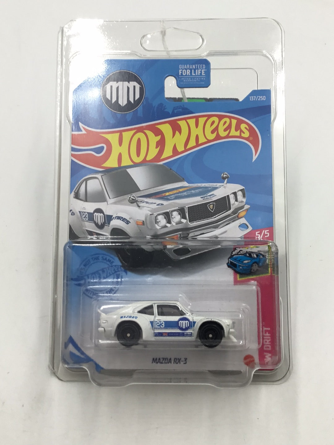 2021 hot wheels super treasure hunt #137 Mazda RX-3 with protector