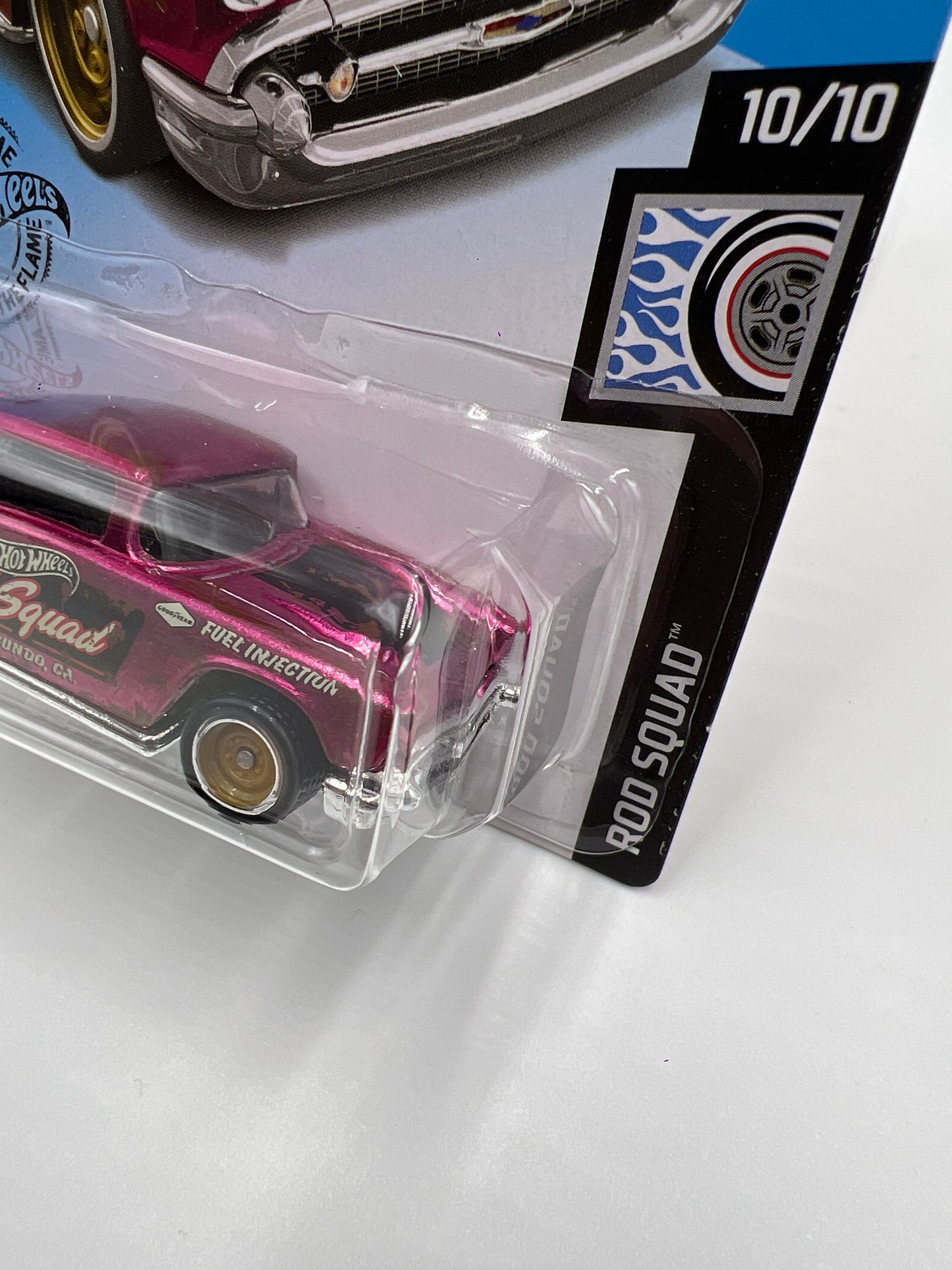 2020 Hot Wheels Factory Sealed Super Treasure Hunt #180 57 Chevy Pink W/Protector