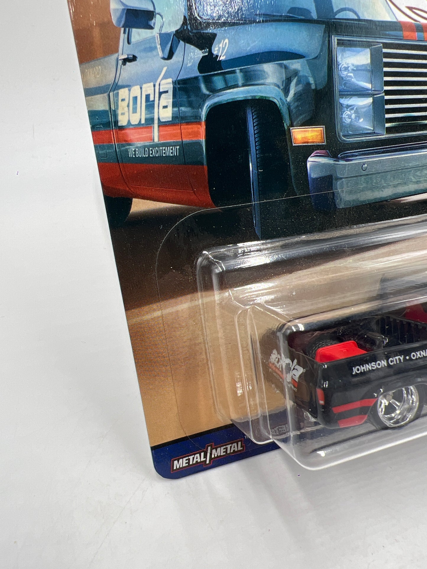 2018 Hot Wheels Premium Car Culture Shop Trucks #3 83 Chevy Silverado Borla W/Protector