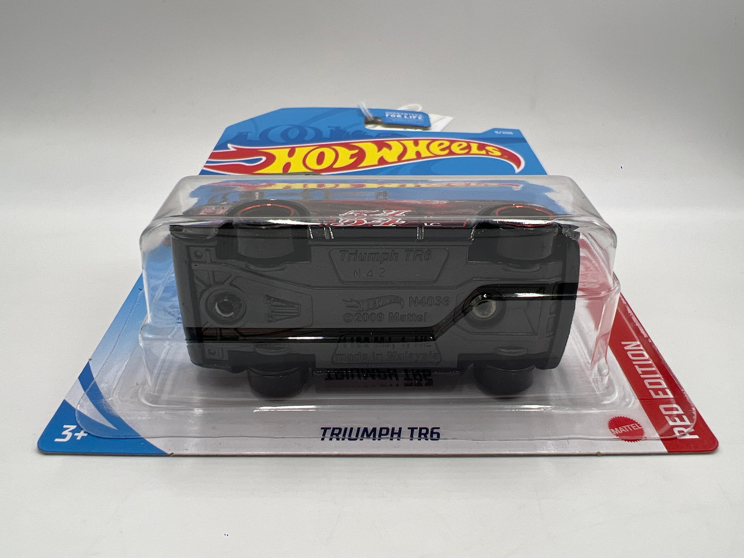 2021 Hot Wheels Target Exclusive Red Edition #9 Triumph TR6 Black 146F