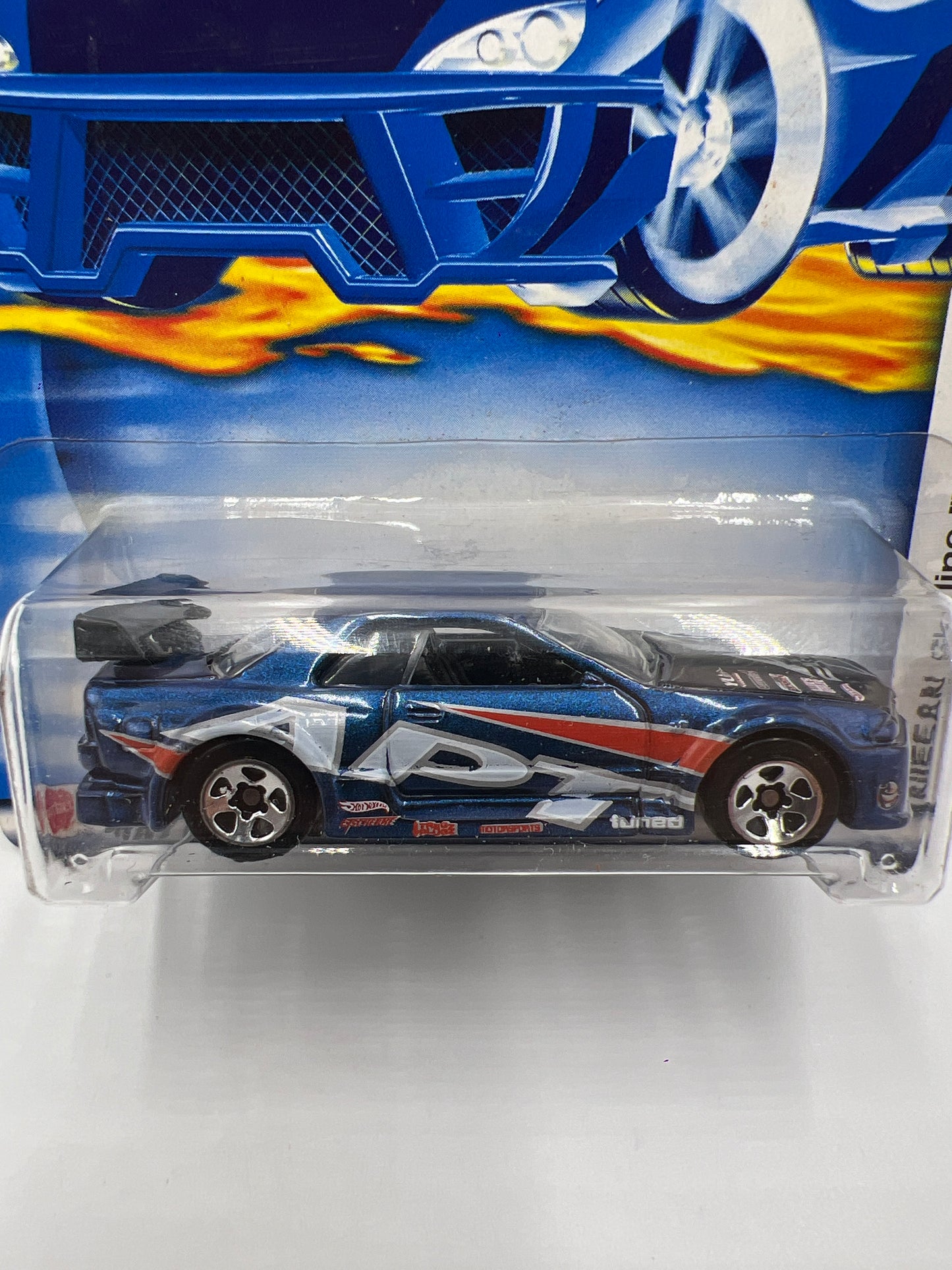 2002 Hot Wheels First Editions #19 Nissan Skyline Blue W/5 Spoke Wheels SR