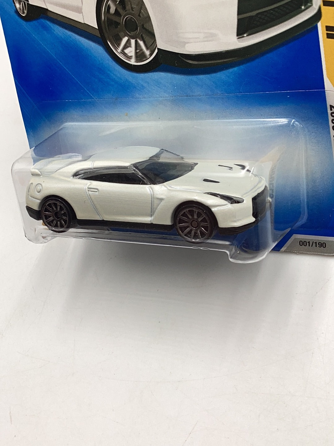 2009 Hot Wheels #1 2009 Nissan GT-R htf smoked chrome 10 spoke rims