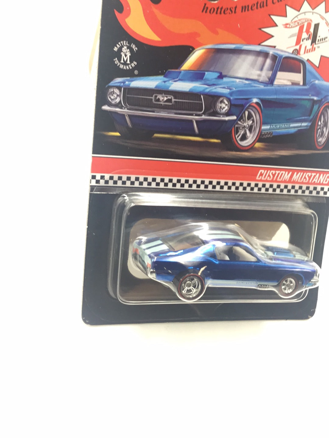 Hot wheels redline club Custom Mustang 11486/12500 with protector