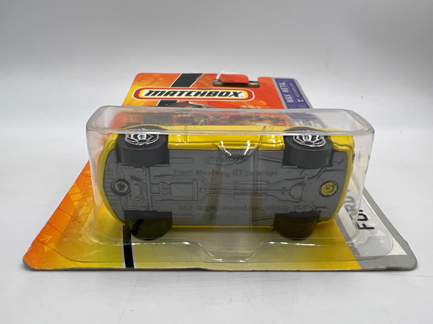 Matchbox MBX Metal #19 Ford Mustang GT Yellow 216D