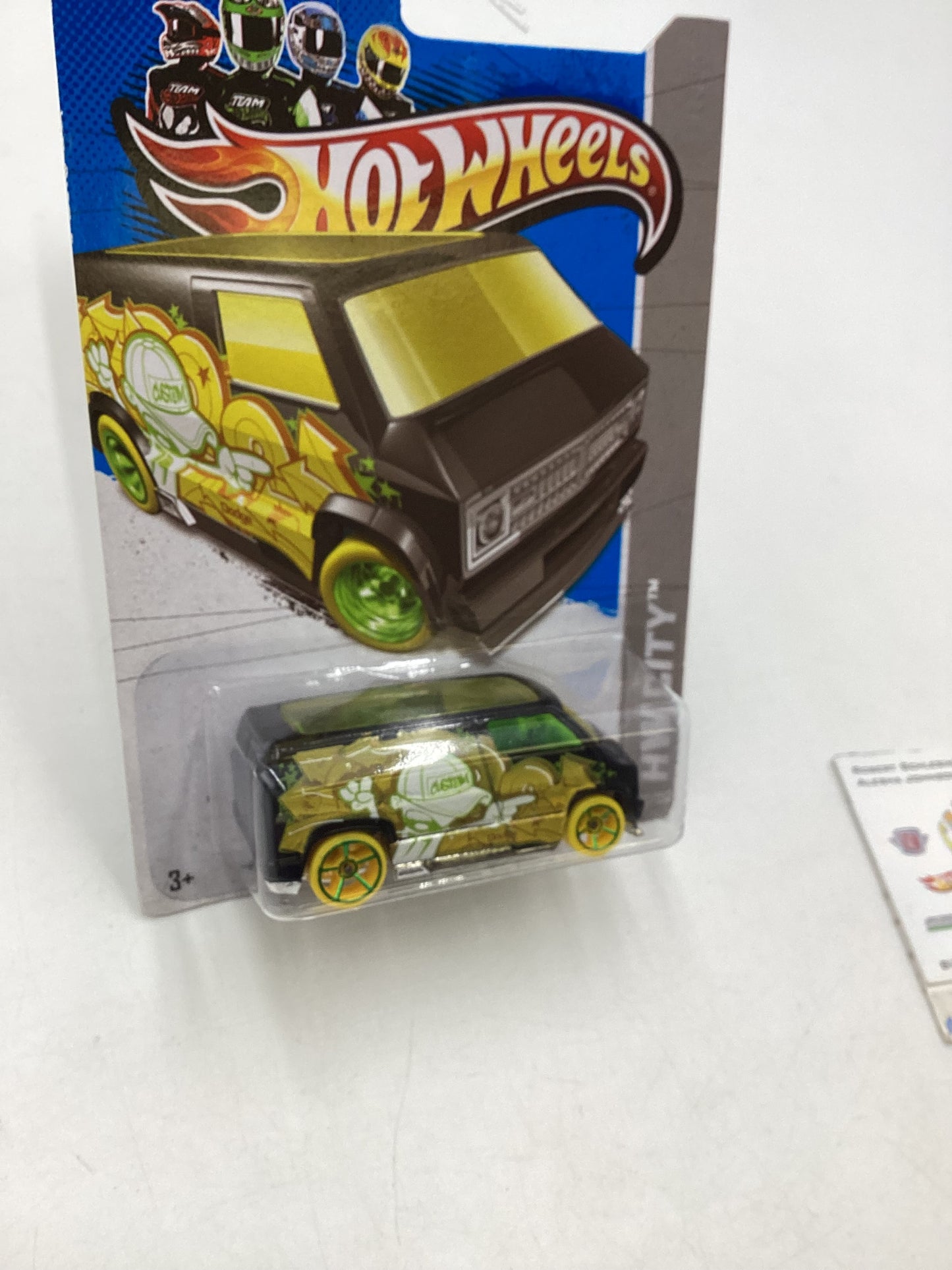 2013 Hot Wheels #32 Custom 77 Dodge Van Black 47B