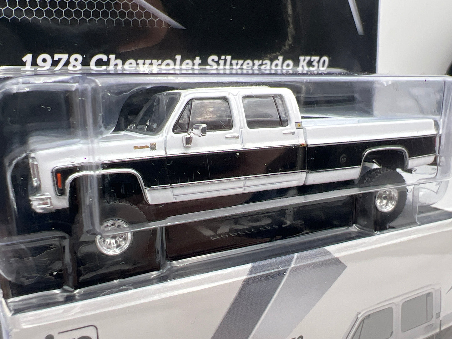 IXO Models MiJo Exclusives 1978 Chevrolet Silverado K30 Black/White