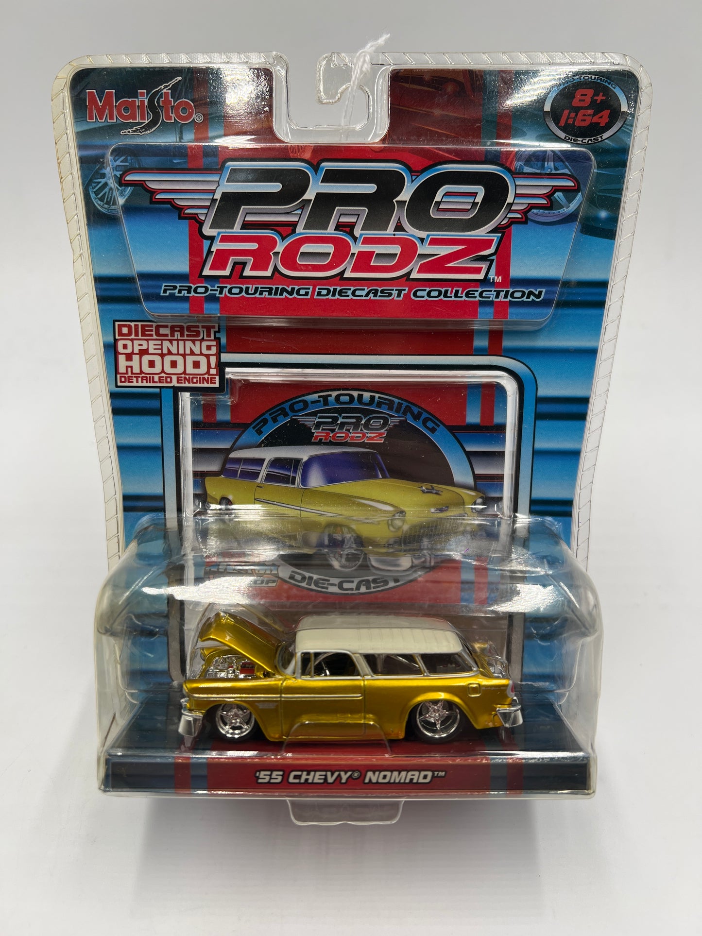 Maisto 1/64 Pro Rodz 55 Chevrolet Nomad Gold 185i