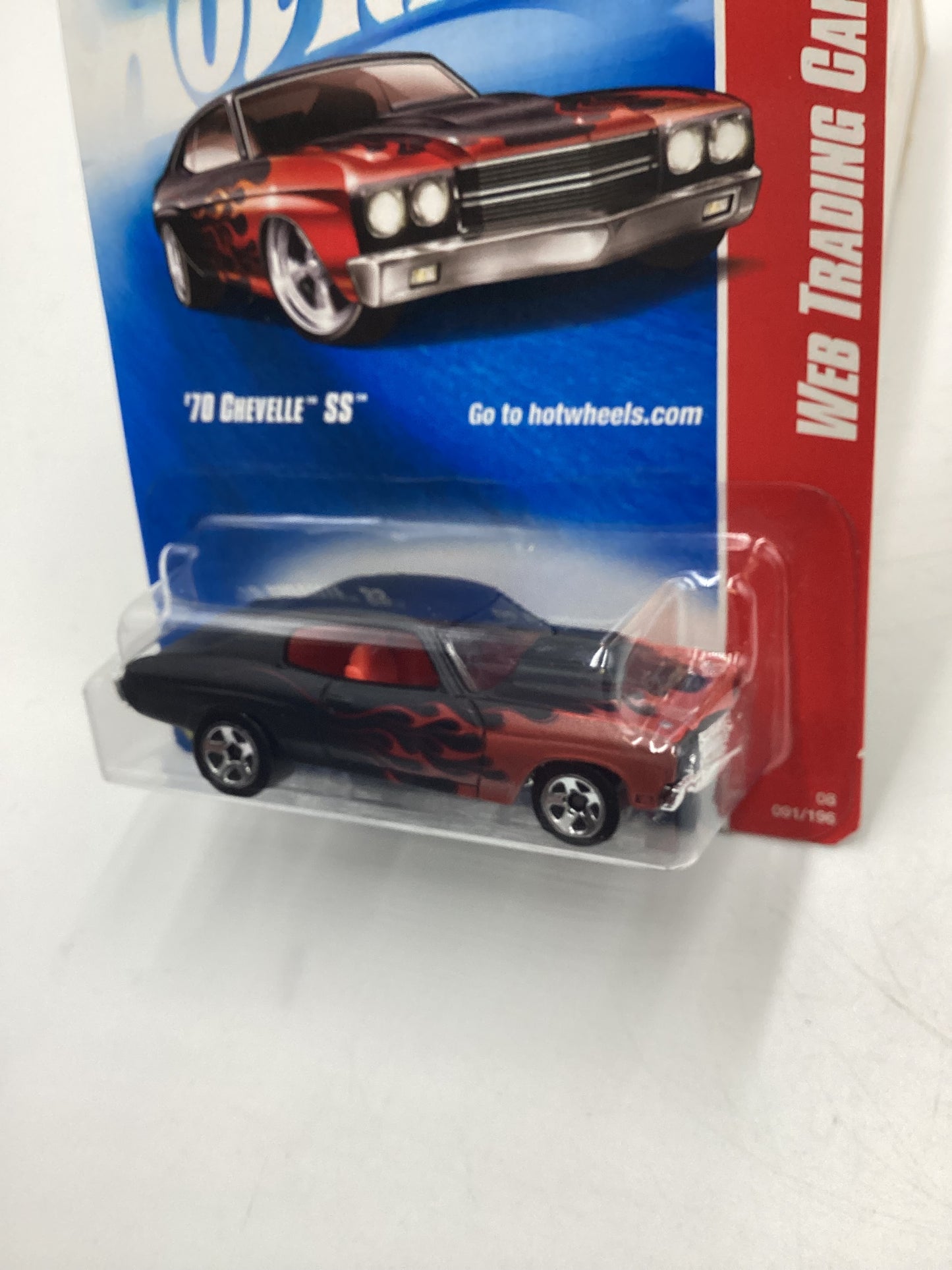 2008 Hot Wheels Web Trading Cars #91 70 Chevelle SS Black 15D