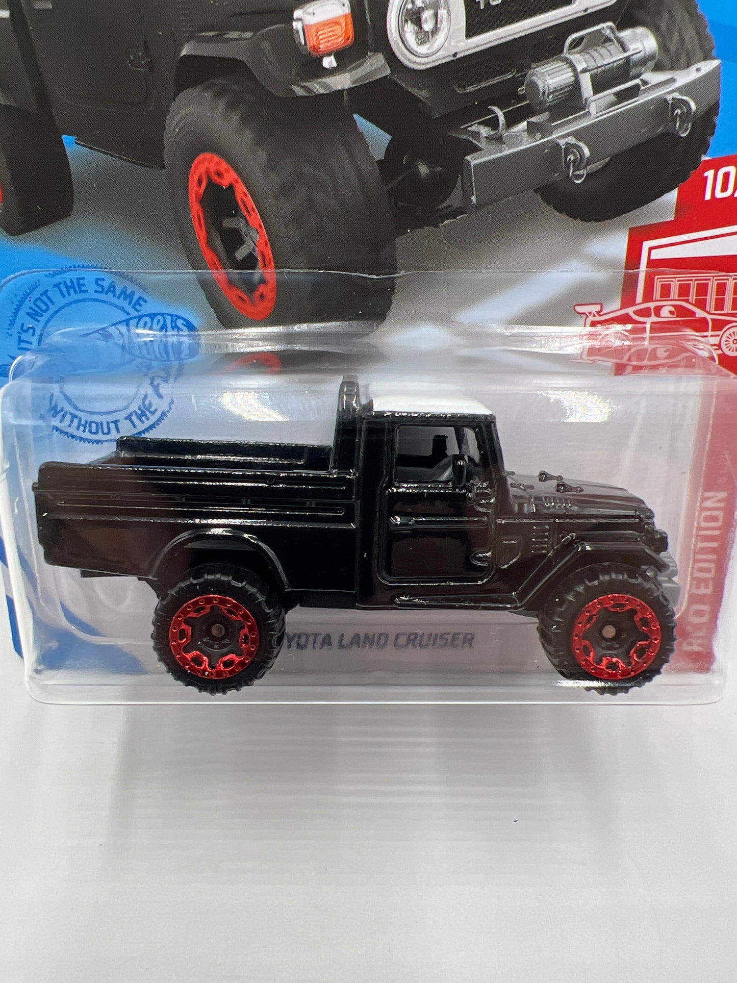2021 Hot Wheels Target Exclusive Red Edition #202 Toyota Land Cruiser Black 143A