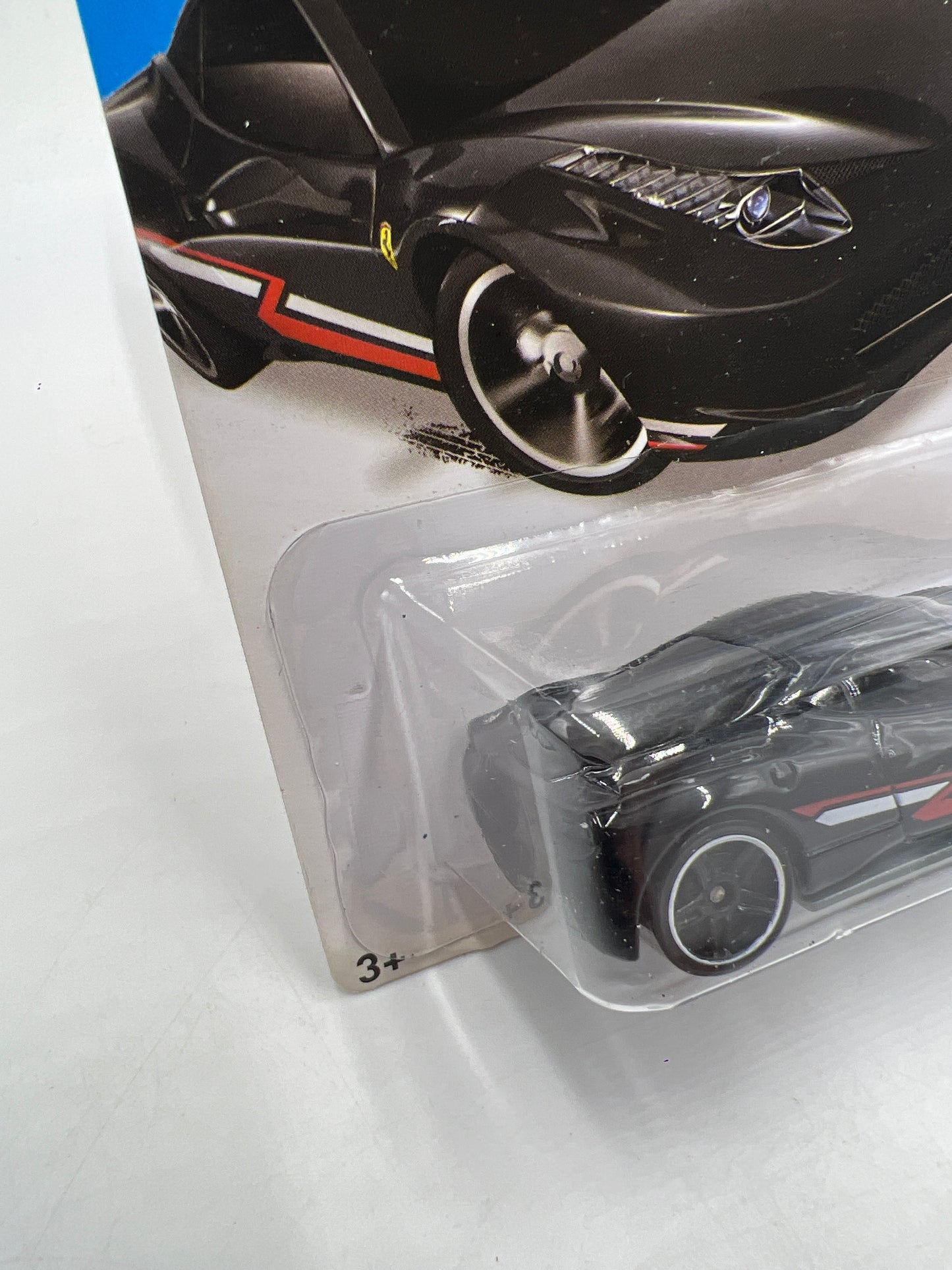 2014 Hot Wheels City #35 Ferrari 458 Italia Black