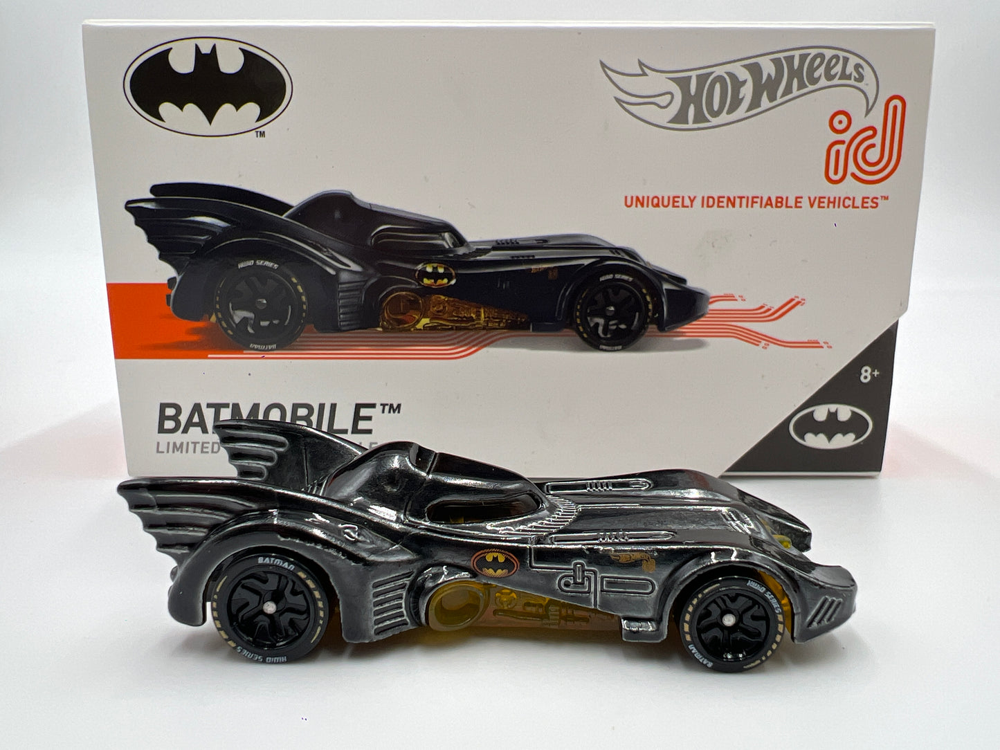 Hot Wheels iD Batman Series 1 #5 Batmobile Black Opened