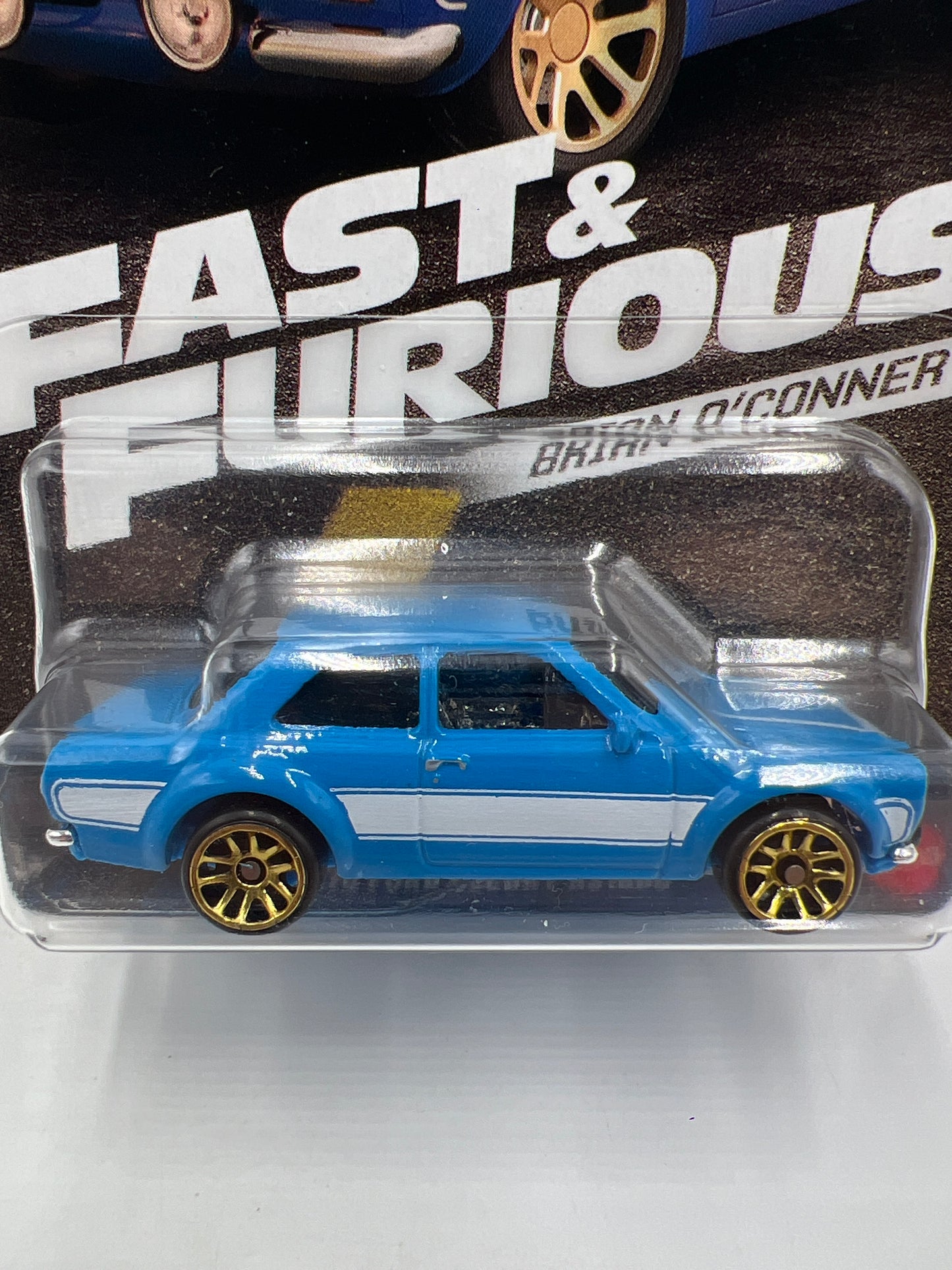 Hot Wheels Silver Series Fast & Furious Brian O’Conner #4 1970 Ford Escort RS1600 Blue 72E