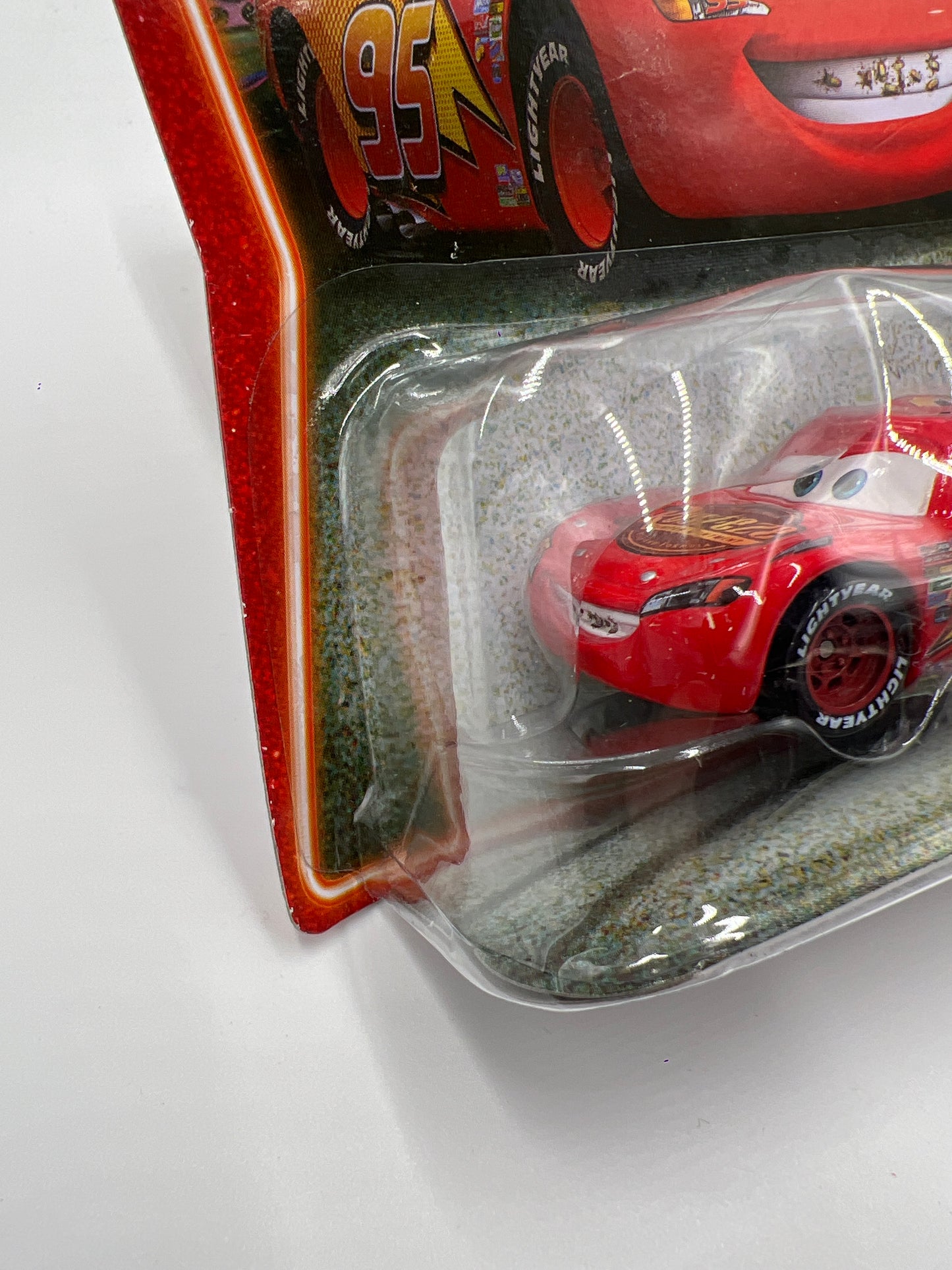 Disney Pixar Cars Supercharged Bug Mouth McQueen Red 137E