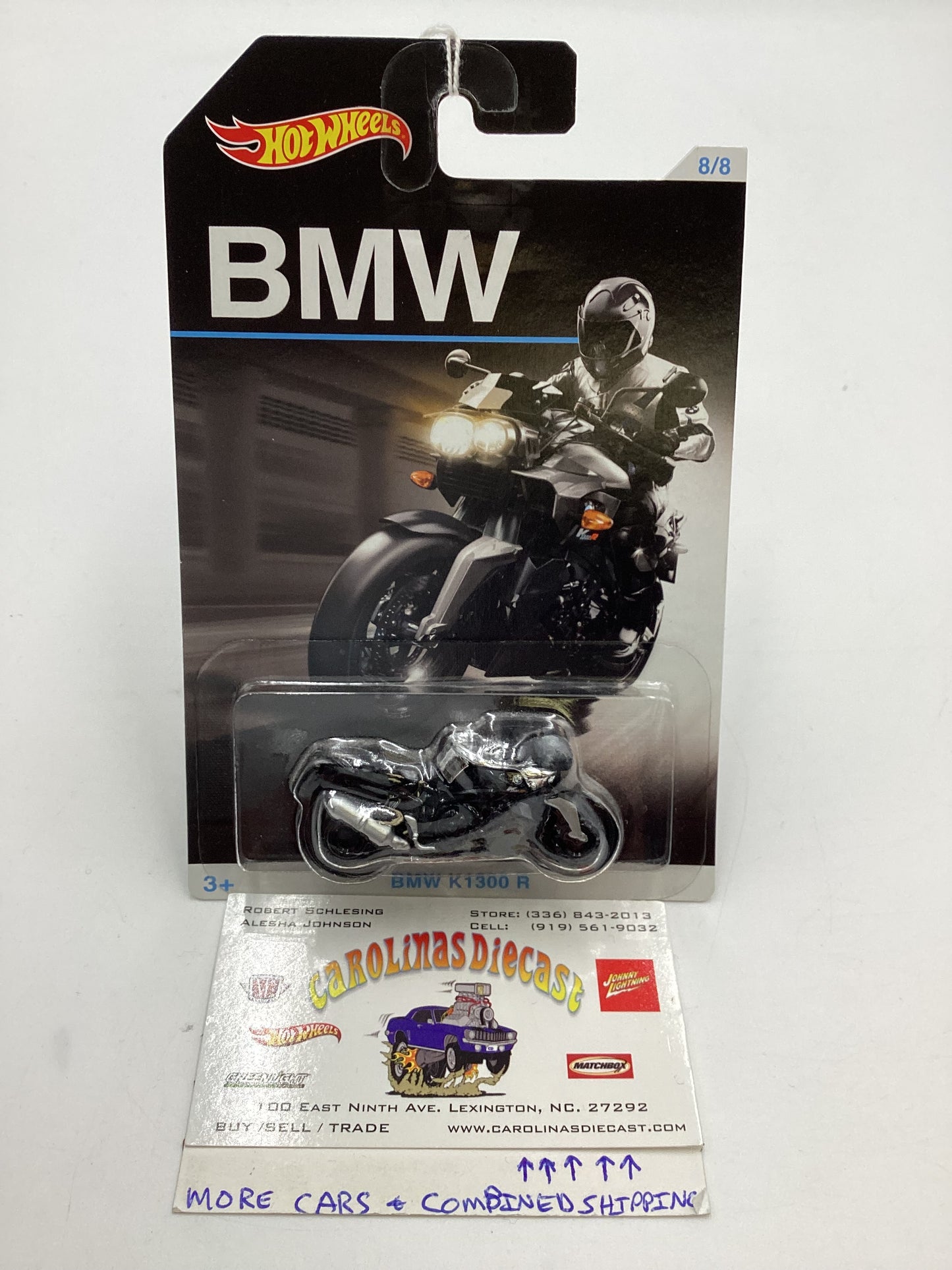 Hot Wheels BMW Series #8 BMW K1300 R Black Walmart Exclusive 152D