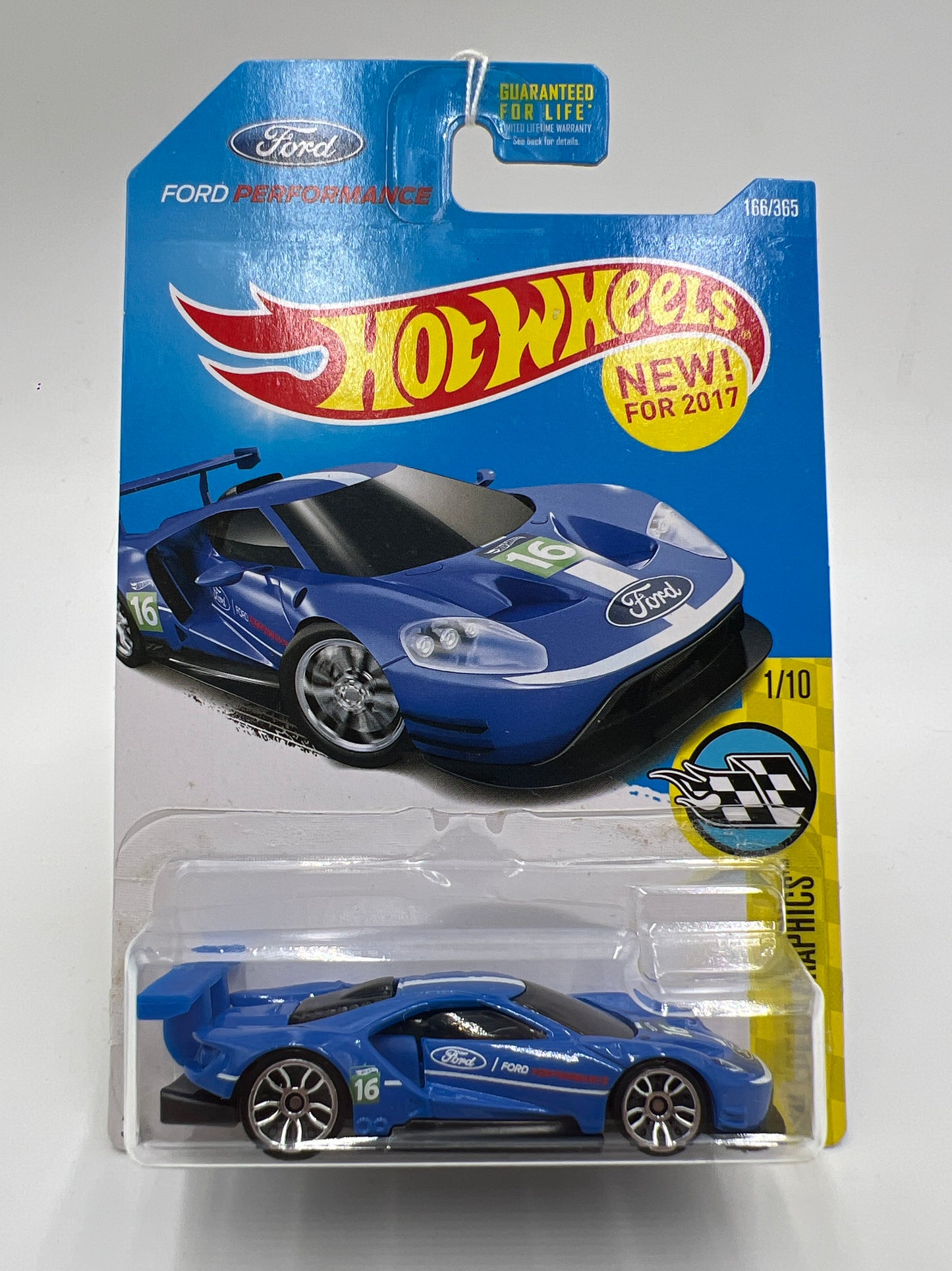2017 Hot Wheels Speed Graphics #166 2016 Ford GT Race Blue 22E
