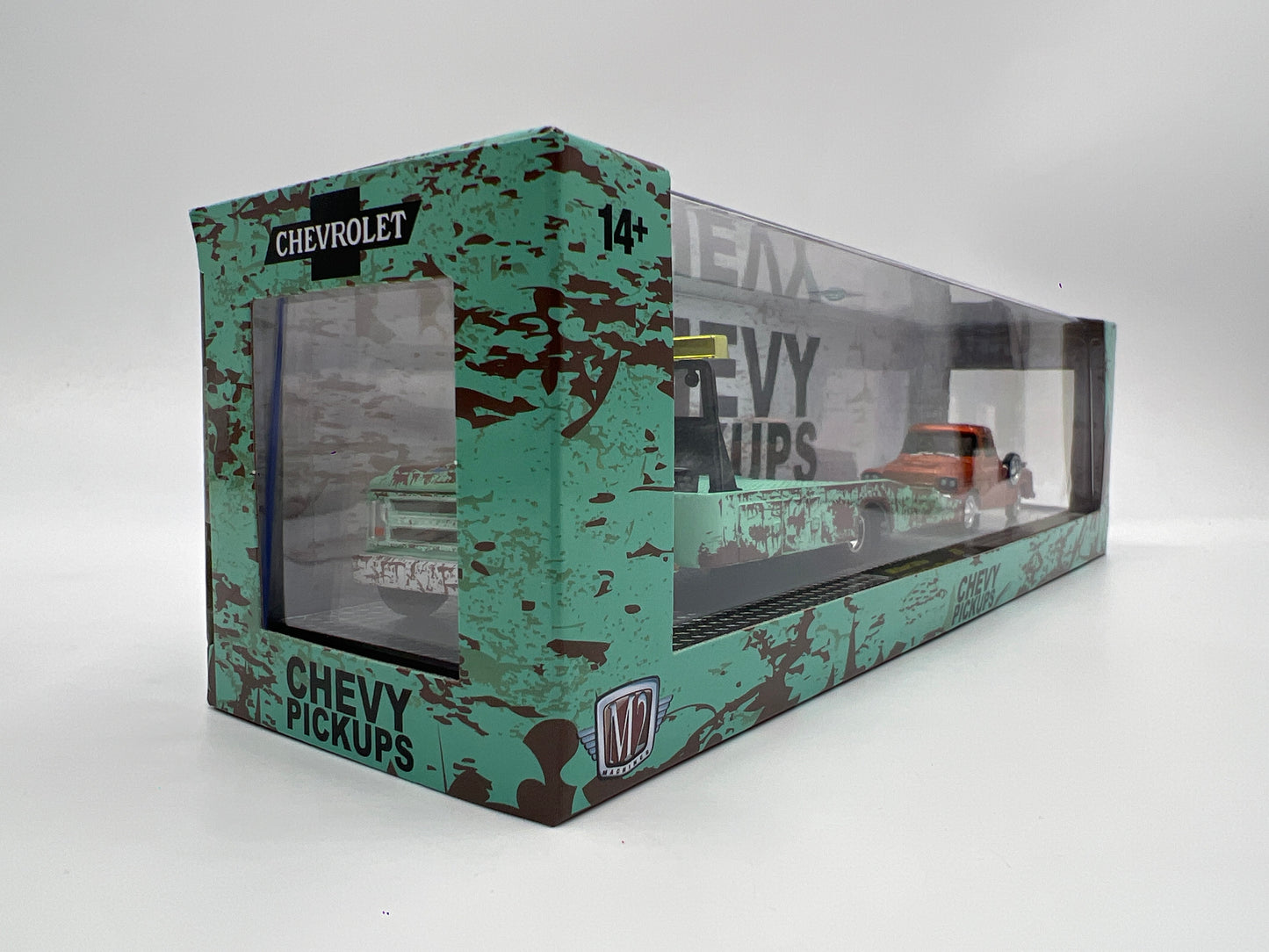 M2 Machines Auto Haulers 1968 Chevrolet C60 Truck & 1958 Chevrolet Apache Stepside R76