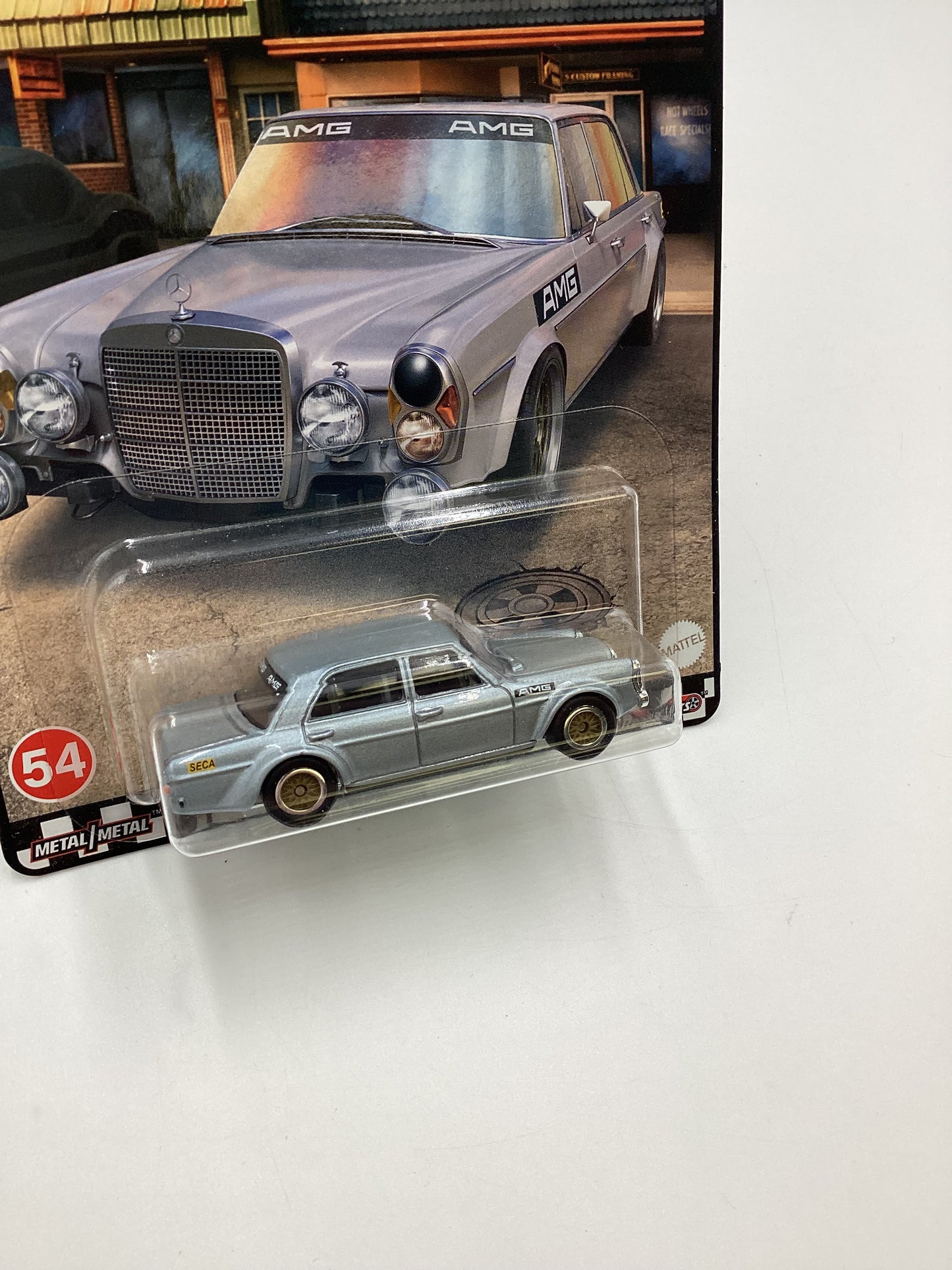 Hot Wheels Boulevard #54 Mercedes Benz 300 Sel 6.8 AMG Silver 260F
