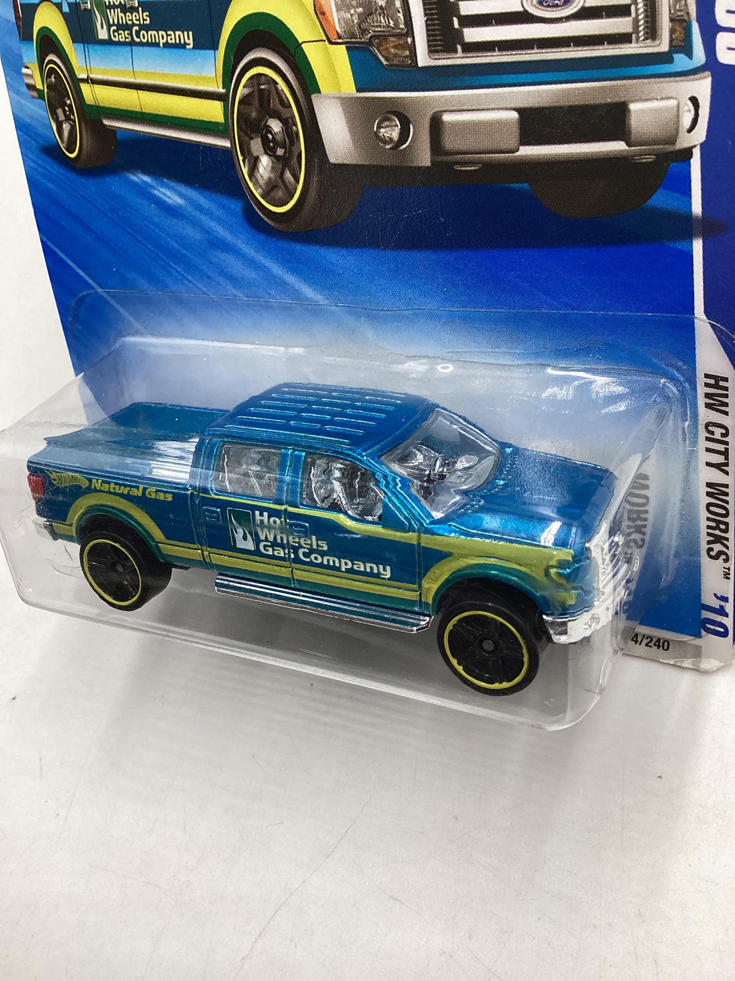 2010 Hot Wheels #114 Blue 09 Ford F-150 28B